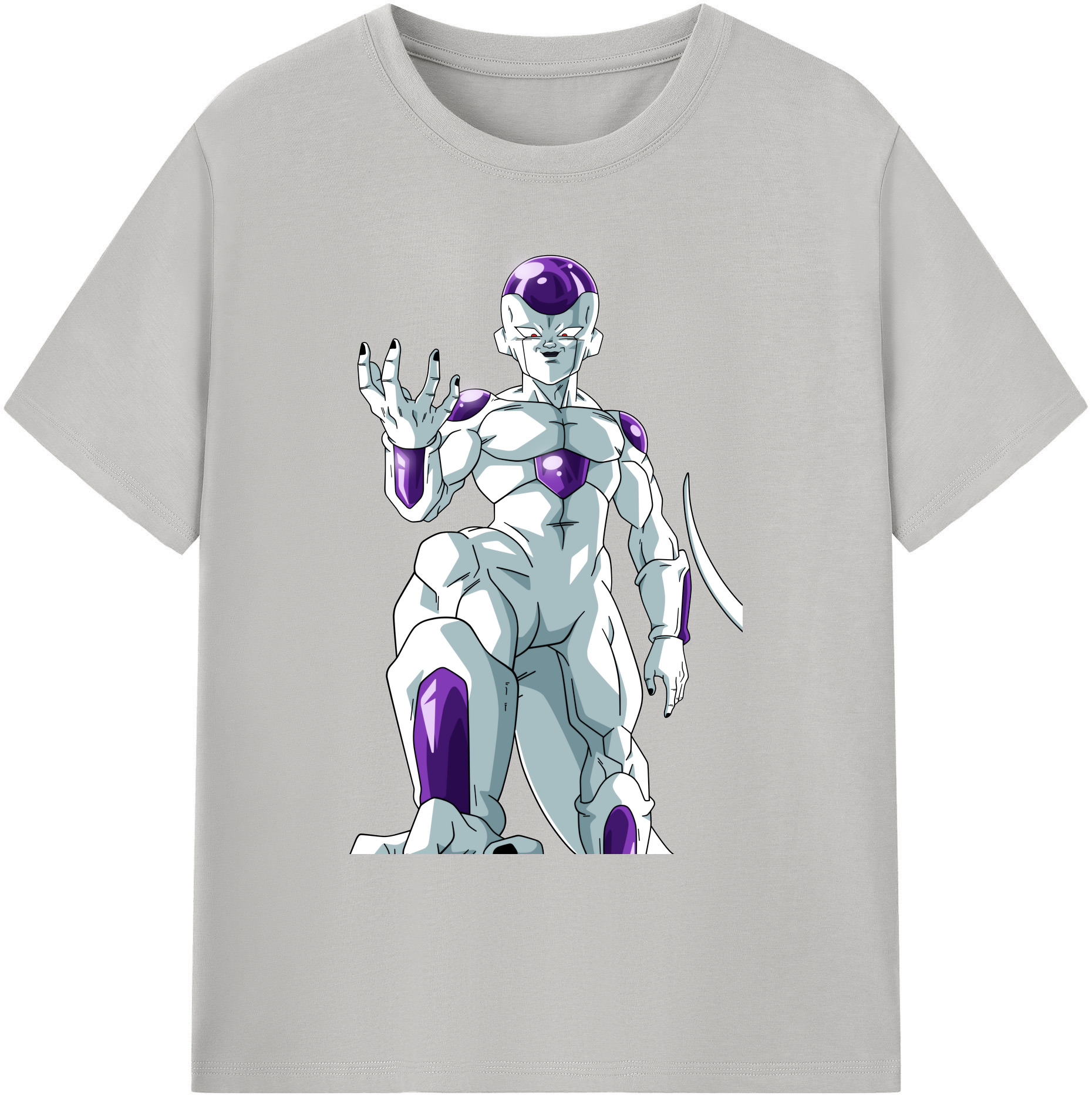 （画像用） ドラゴンボール フリーザ DRAGON BALL Frieza 綿100％ メンズ半袖Tシャツ｜肌触りやわらか＆通気性