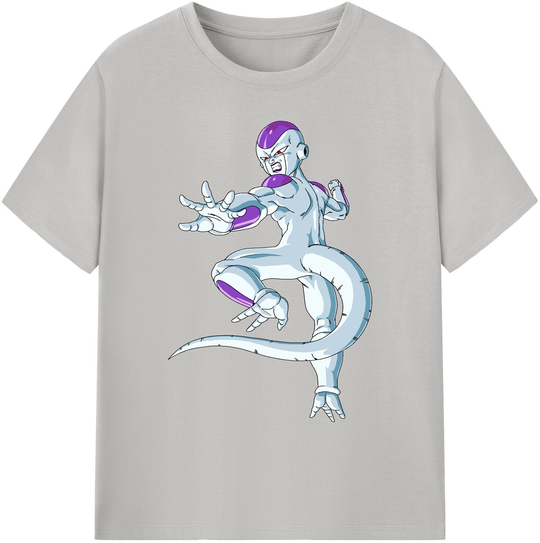 （画像用） ドラゴンボール フリーザ DRAGON BALL Frieza 綿100％ メンズ半袖Tシャツ｜肌触りやわらか＆通気性