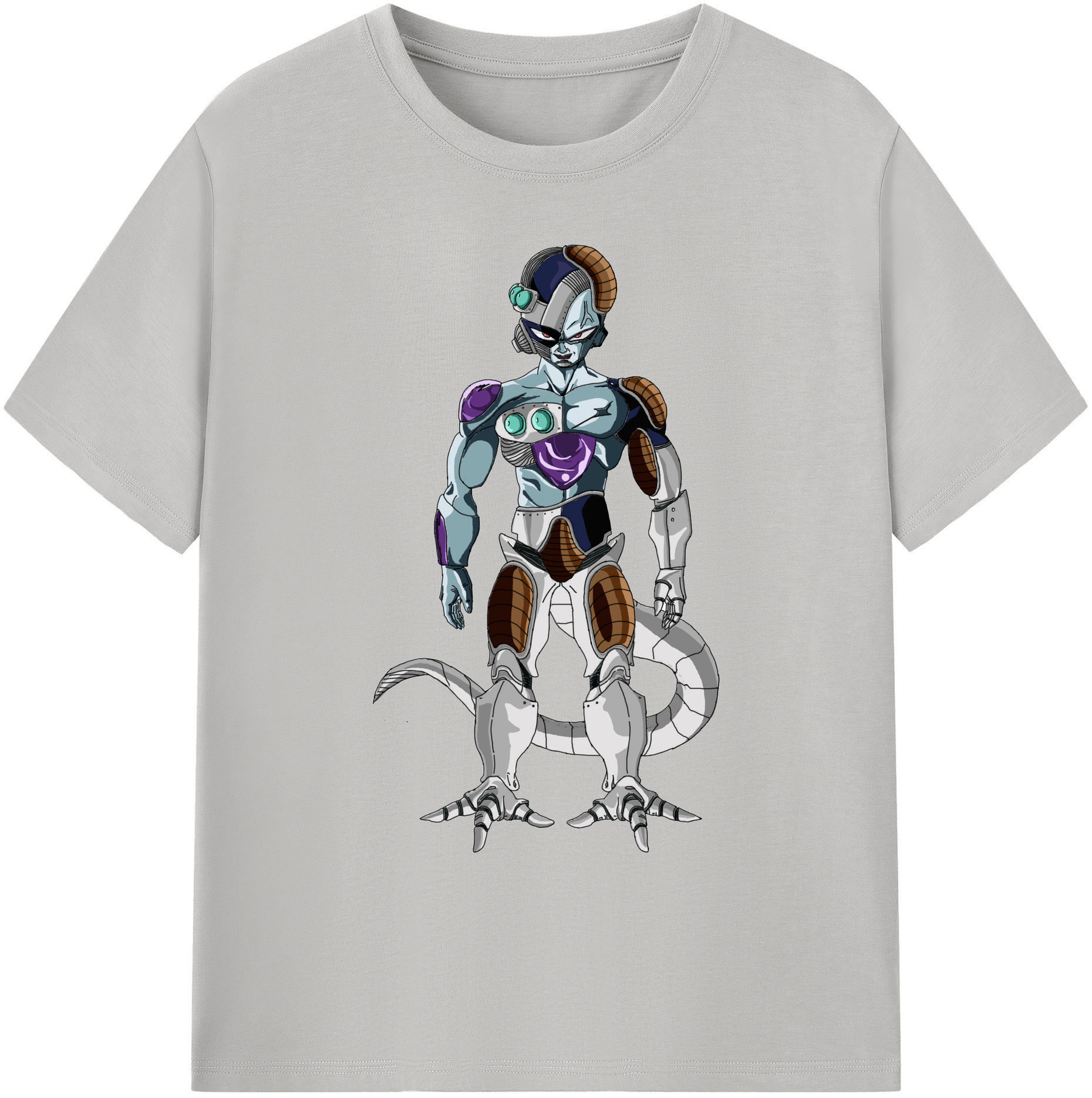 （画像用） ドラゴンボール クウラ DRAGON BALL Cooler Coora 綿100％ メンズ半袖Tシャツ｜肌触りやわらか＆通気性