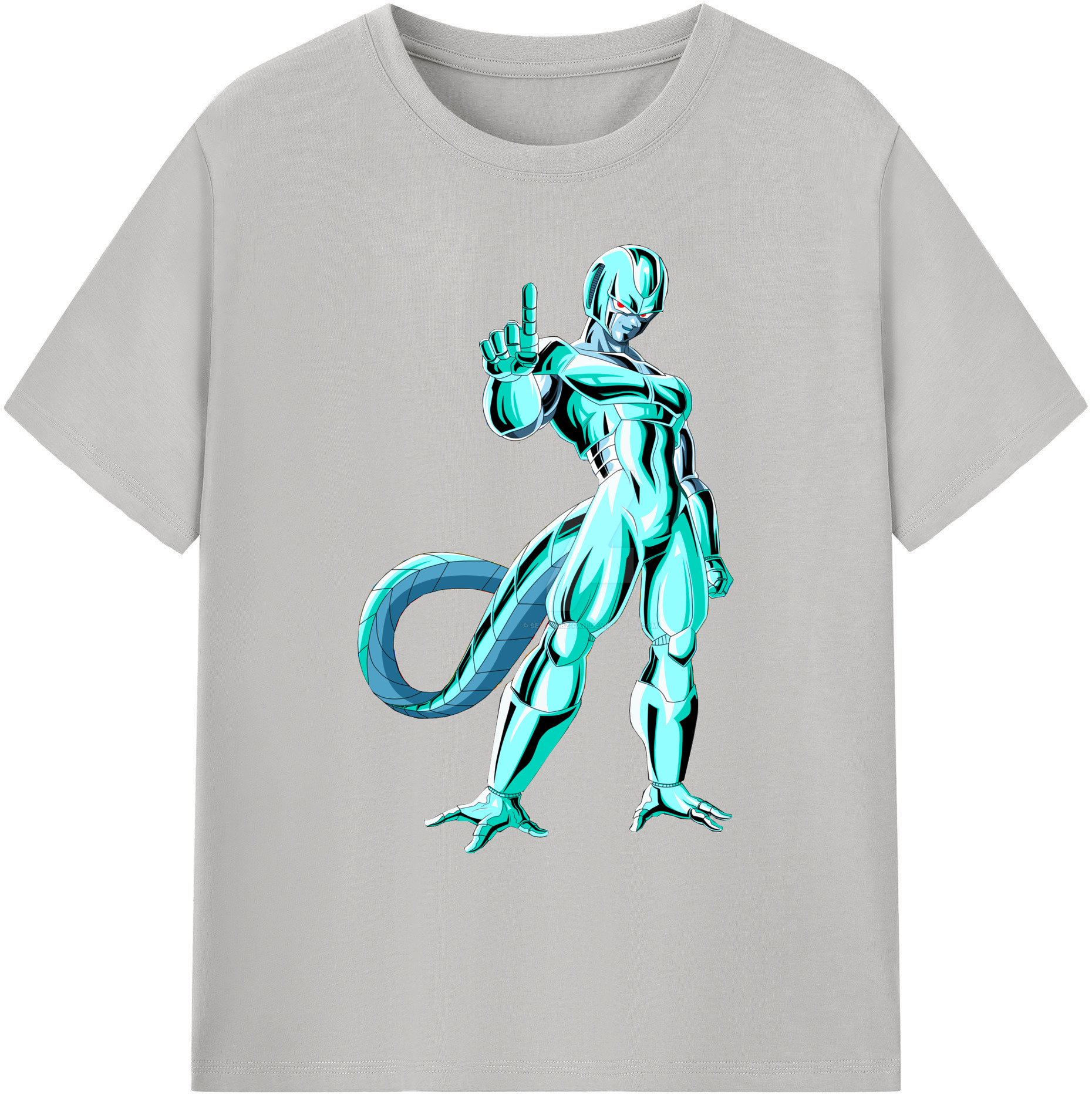 （画像用） ドラゴンボール クウラ DRAGON BALL Cooler Coora 綿100％ メンズ半袖Tシャツ｜肌触りやわらか＆通気性