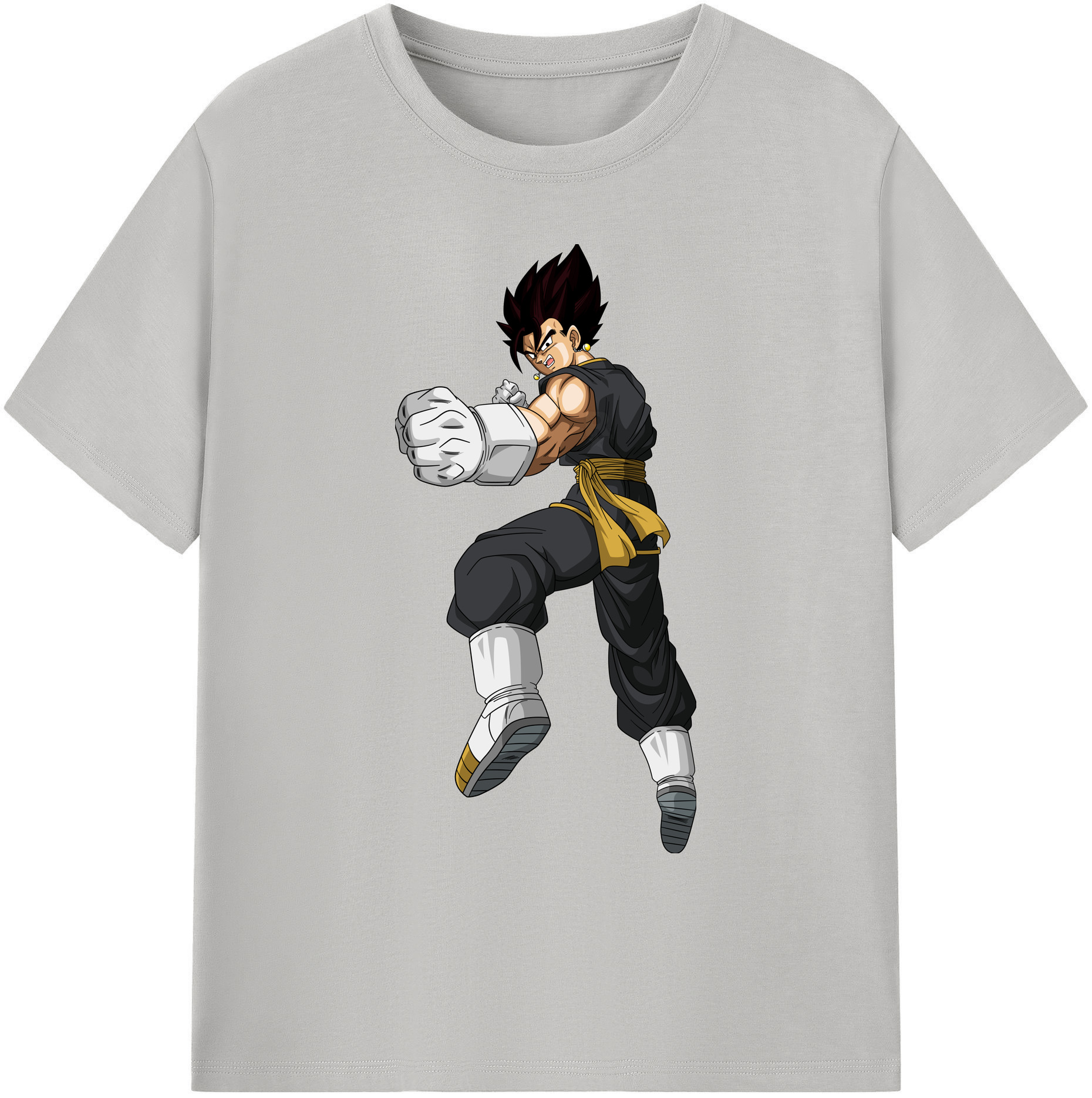 （画像用） ドラゴンボール ベジット DRAGON BALL Vegetto 綿100％ メンズ半袖Tシャツ｜肌触りやわらか＆通気性