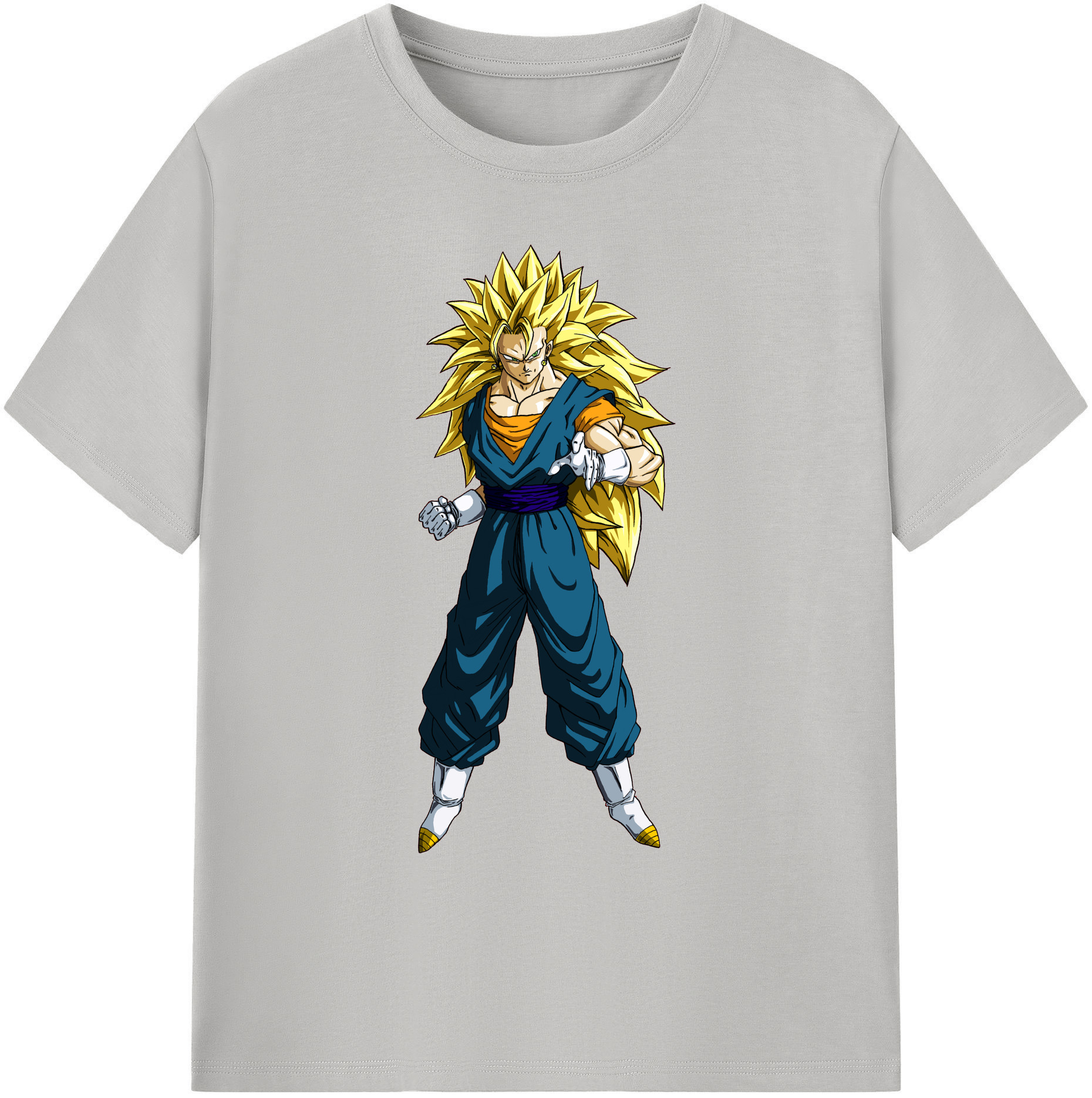 （画像用） ドラゴンボール ベジット DRAGON BALL Vegetto 綿100％ メンズ半袖Tシャツ｜肌触りやわらか＆通気性