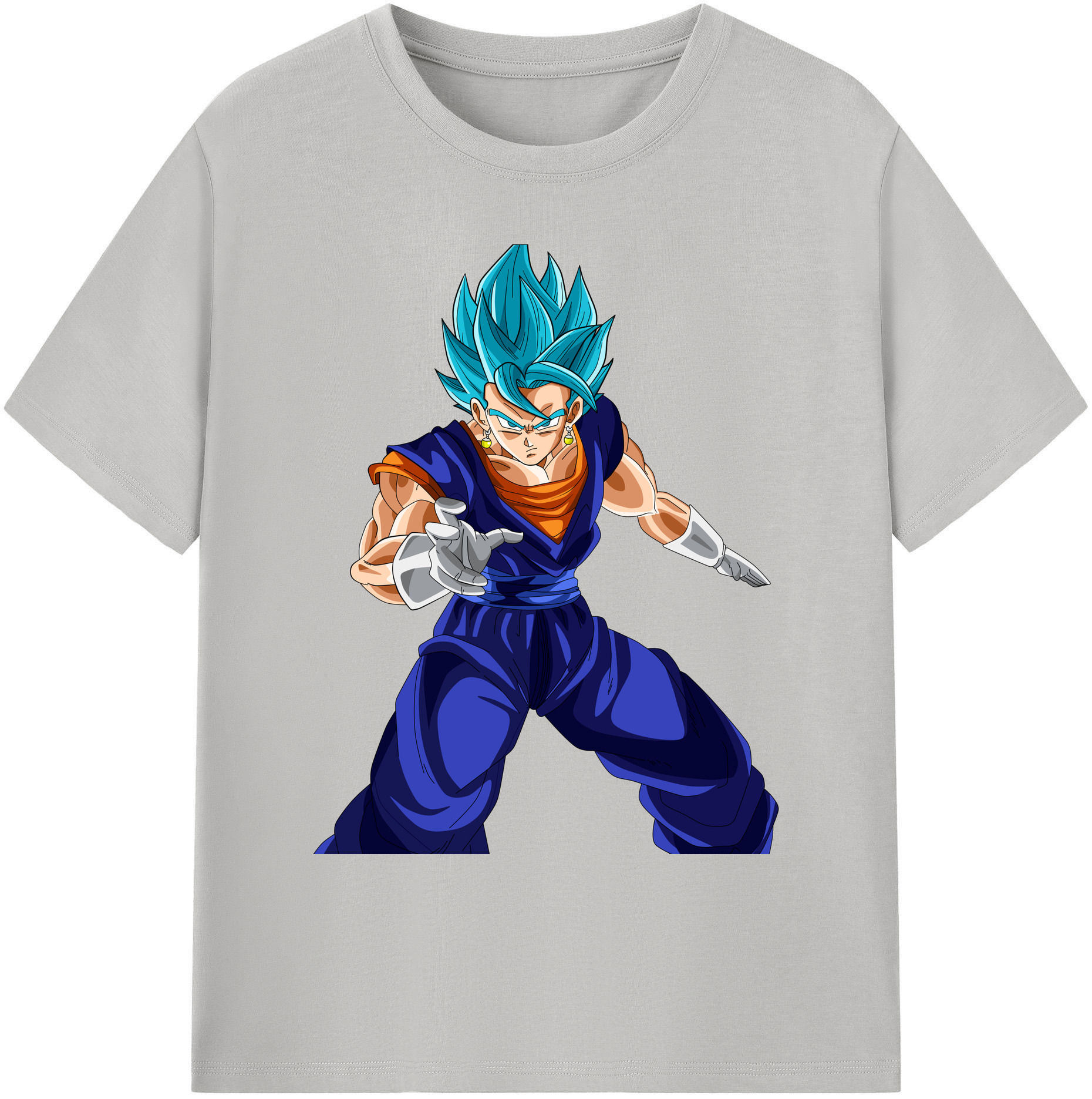 （画像用） ドラゴンボール ベジット DRAGON BALL Vegetto 綿100％ メンズ半袖Tシャツ｜肌触りやわらか＆通気性