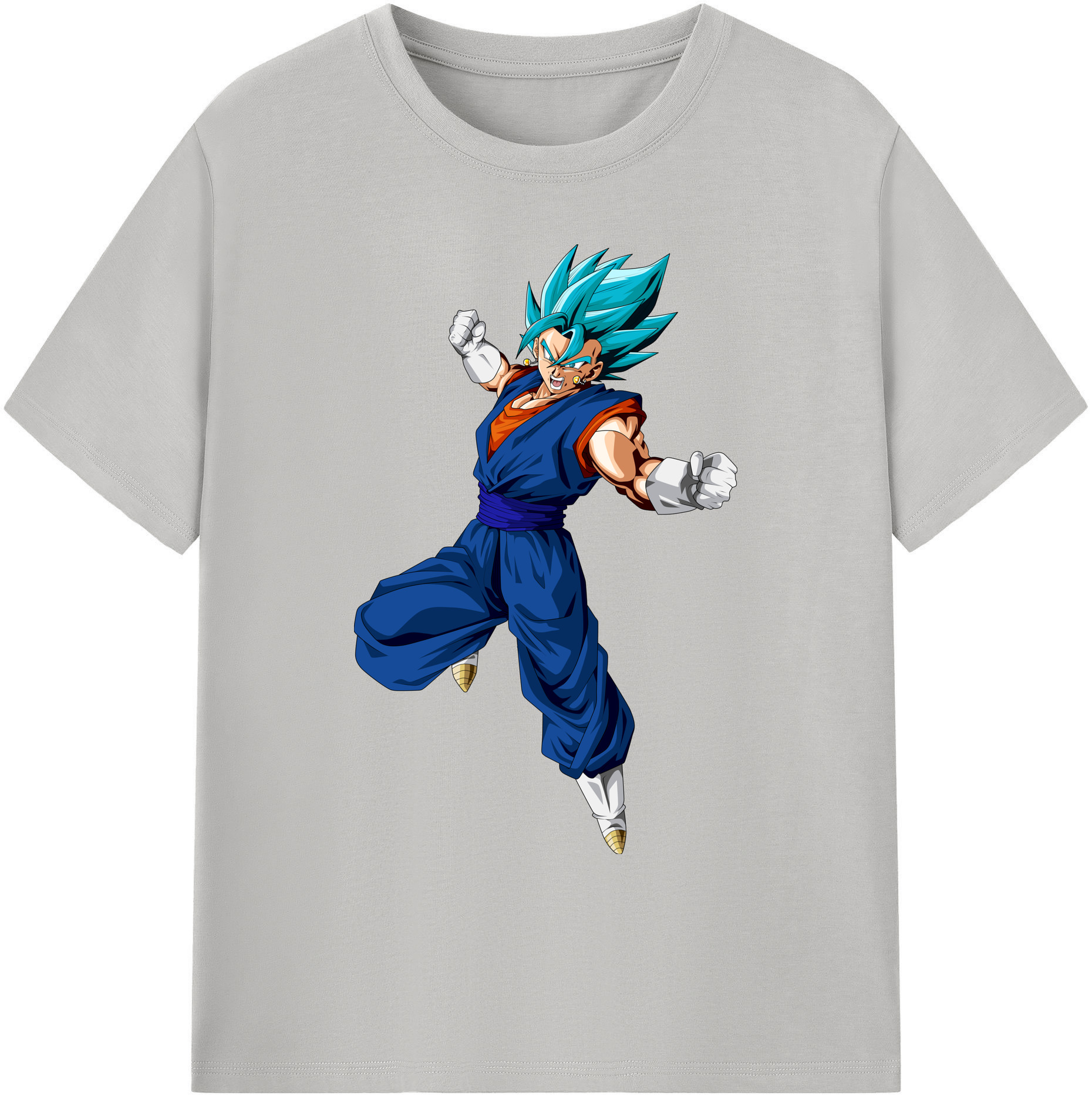 （画像用） ドラゴンボール ベジット DRAGON BALL Vegetto 綿100％ メンズ半袖Tシャツ｜肌触りやわらか＆通気性