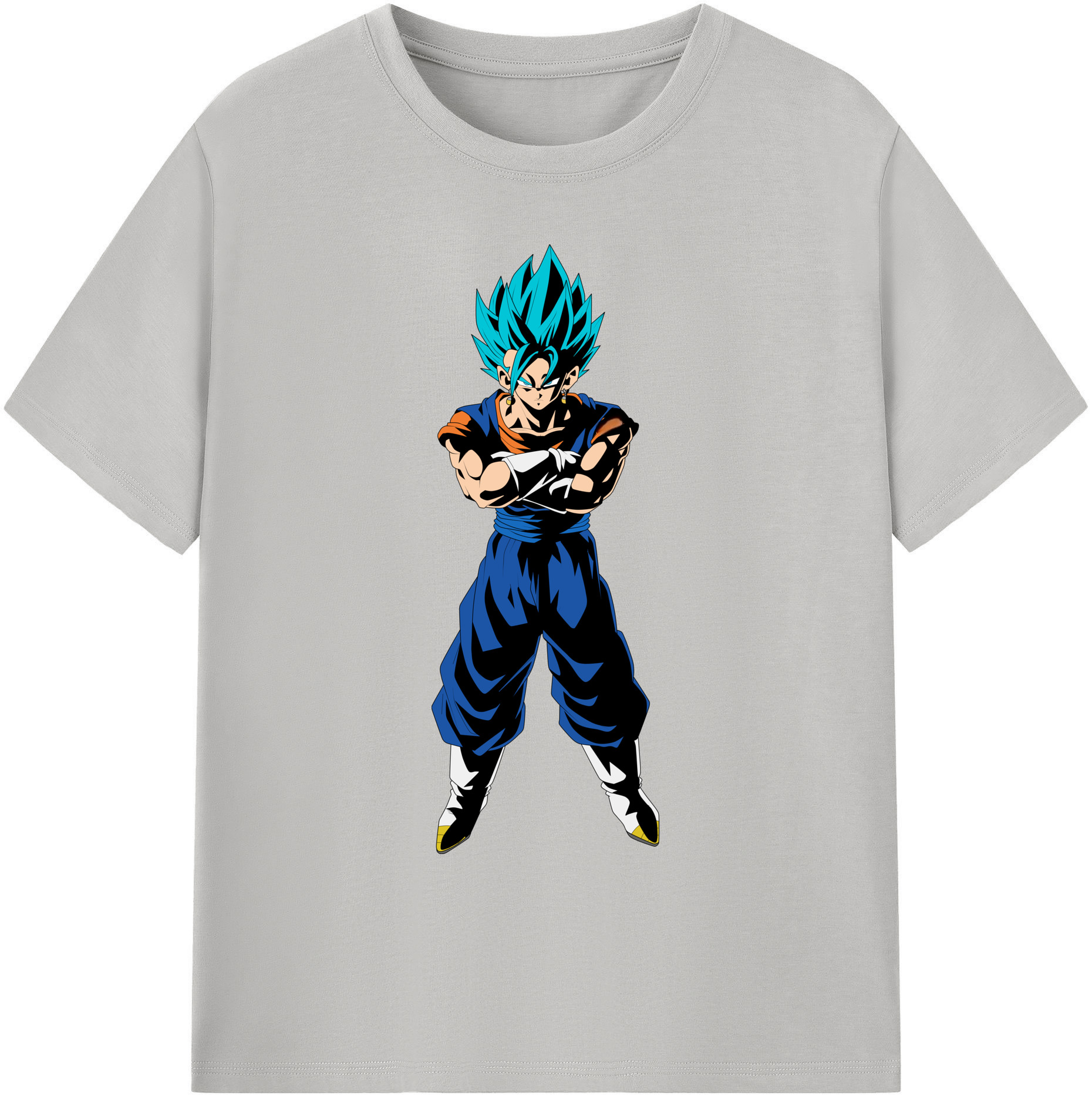 （画像用） ドラゴンボール ベジット DRAGON BALL Vegetto 綿100％ メンズ半袖Tシャツ｜肌触りやわらか＆通気性