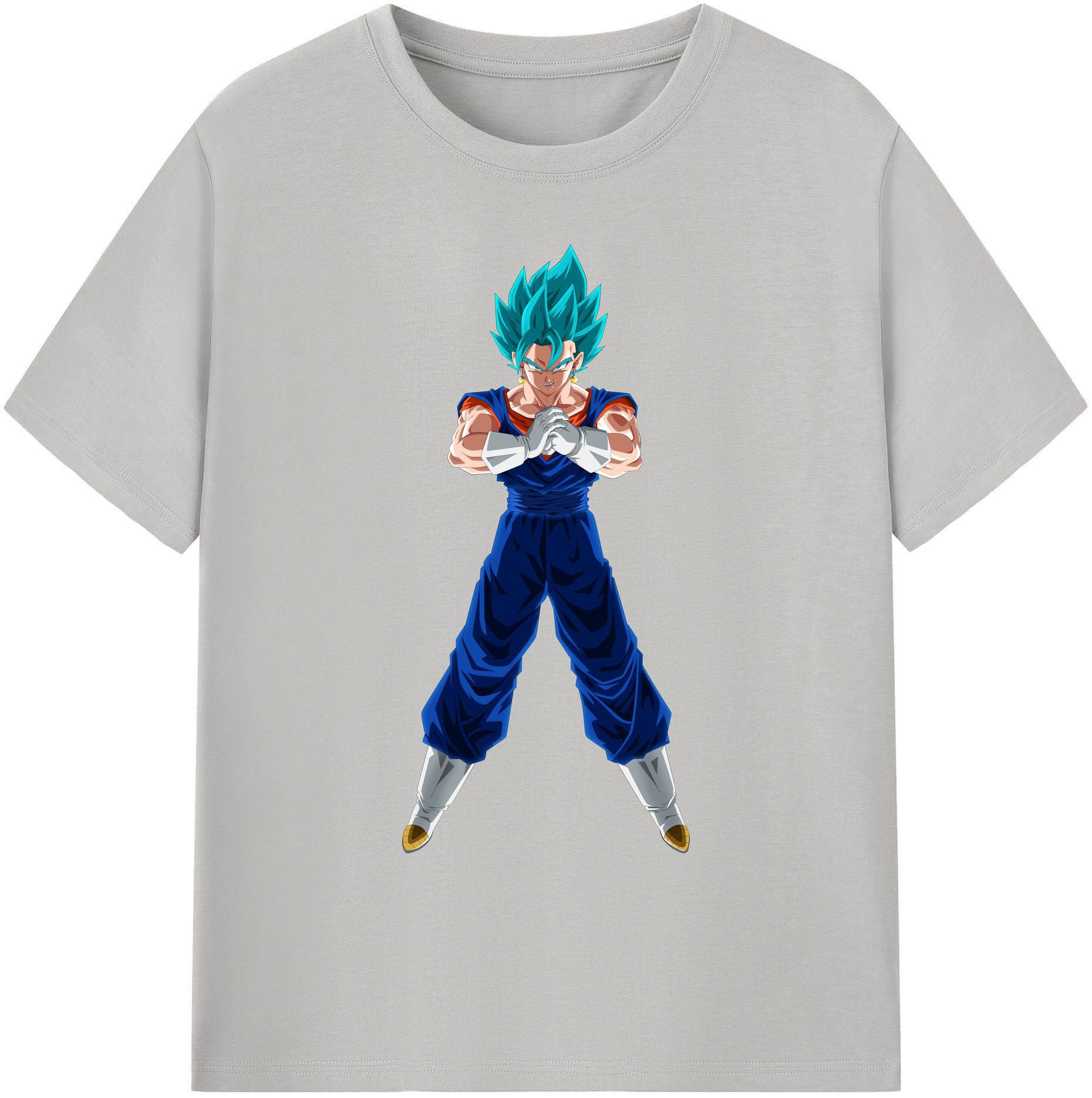 （画像用） ドラゴンボール ベジット DRAGON BALL Vegetto 綿100％ メンズ半袖Tシャツ｜肌触りやわらか＆通気性