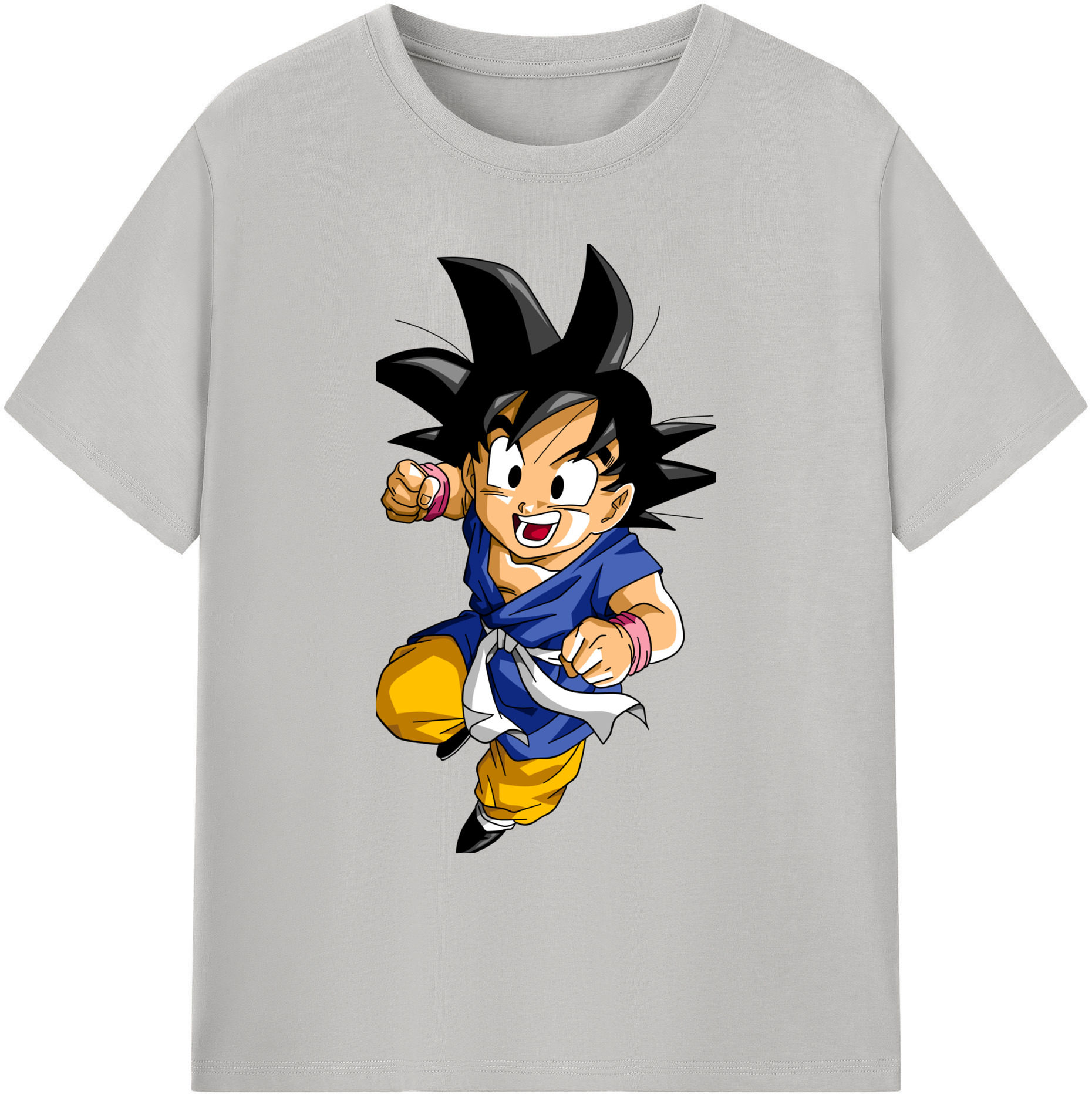 （画像用） ドラゴンボール 孫悟天 そん ごてん DRAGON BALL Son Goten 綿100％ メンズ半袖Tシャツ｜肌触りやわらか＆通気性