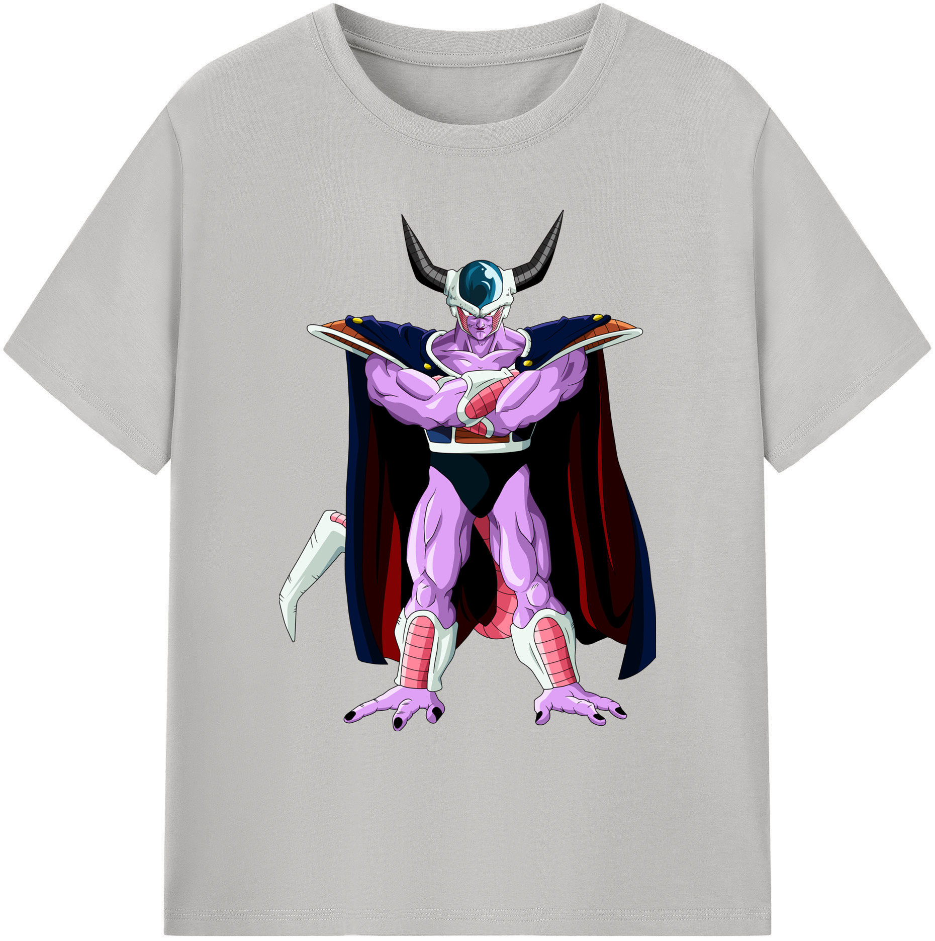 （画像用） ドラゴンボール コルド大王 DRAGON BALL King Cold 綿100％ メンズ半袖Tシャツ｜肌触りやわらか＆通気性