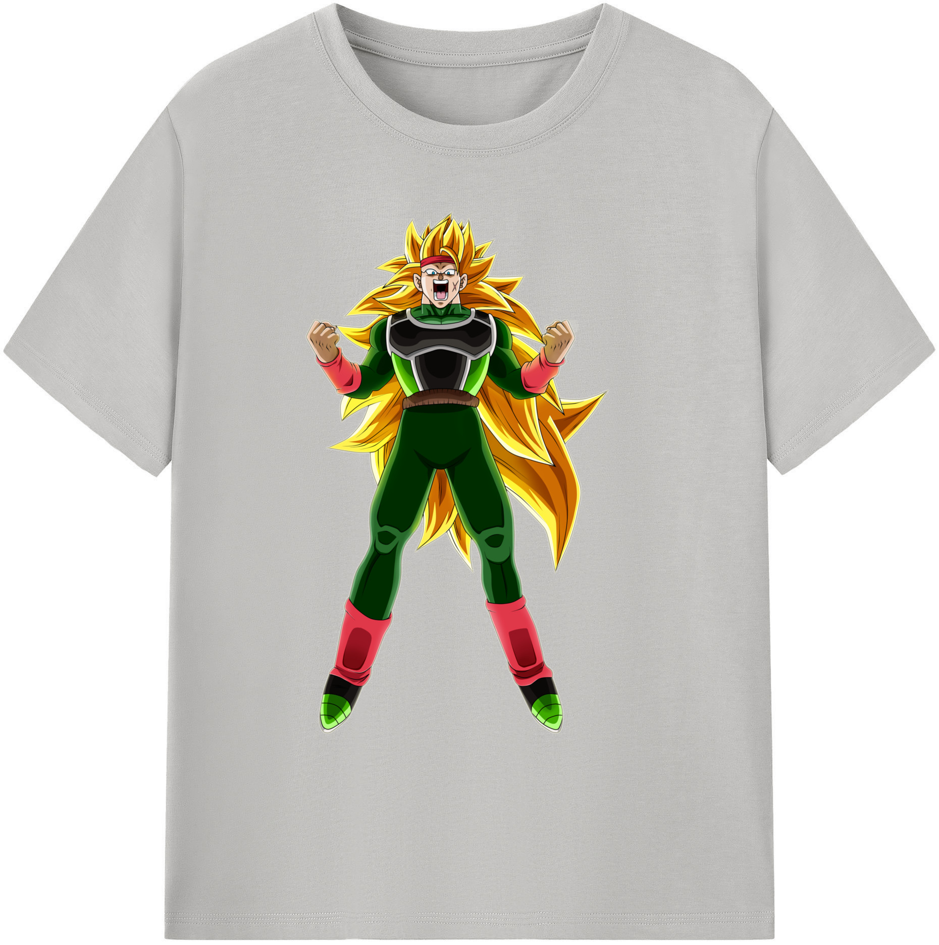 （画像用） ドラゴンボール ブロリー DRAGON BALL Broli 綿100％ メンズ半袖Tシャツ｜肌触りやわらか＆通気性