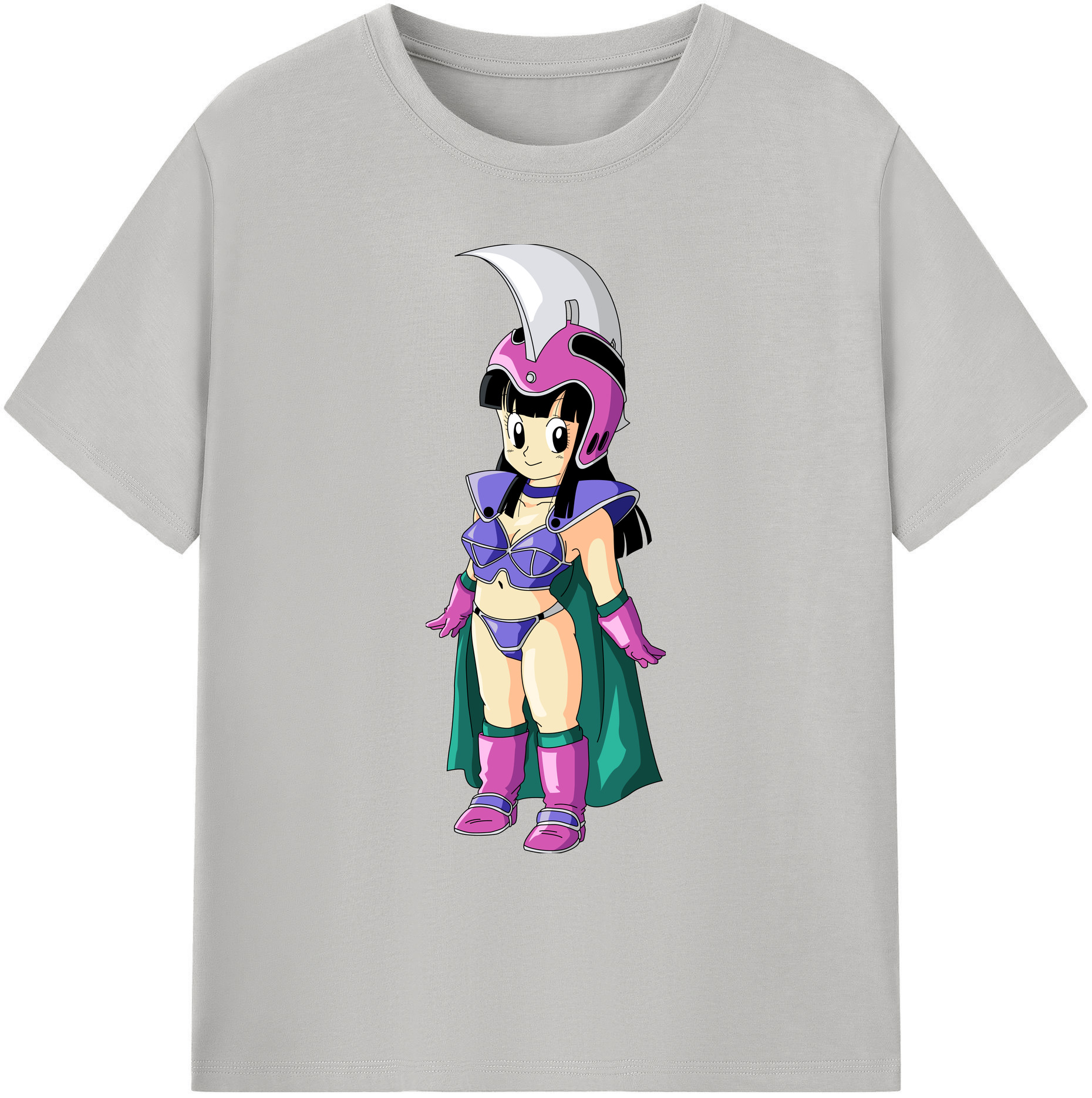 （画像用） ドラゴンボール チチ DRAGON BALL Chichi 綿100％ メンズ半袖Tシャツ｜肌触りやわらか＆通気性