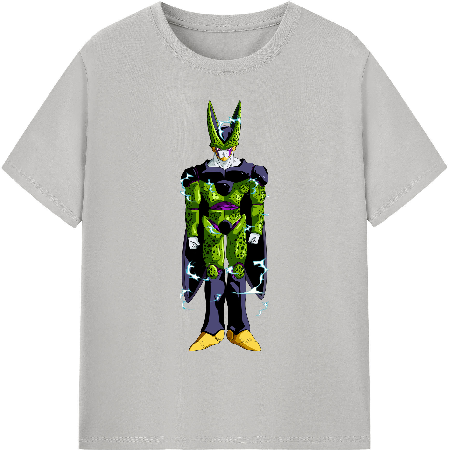 （画像用） ドラゴンボール セル DRAGON BALL Cell 綿100％ メンズ半袖Tシャツ｜肌触りやわらか＆通気性