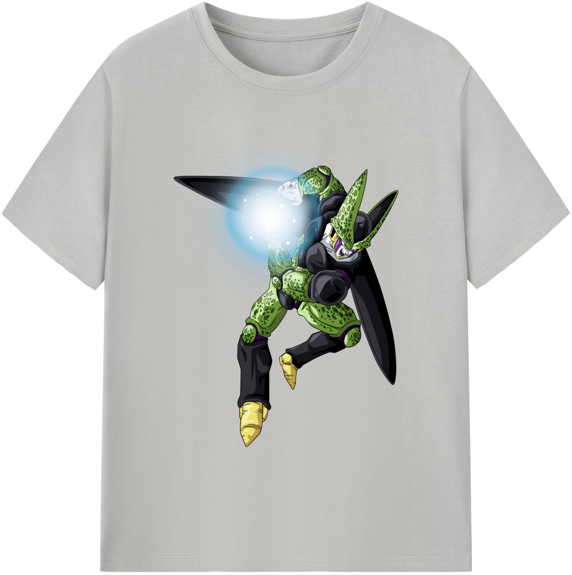 （画像用） ドラゴンボール セル DRAGON BALL Cell 綿100％ メンズ半袖Tシャツ｜肌触りやわらか＆通気性