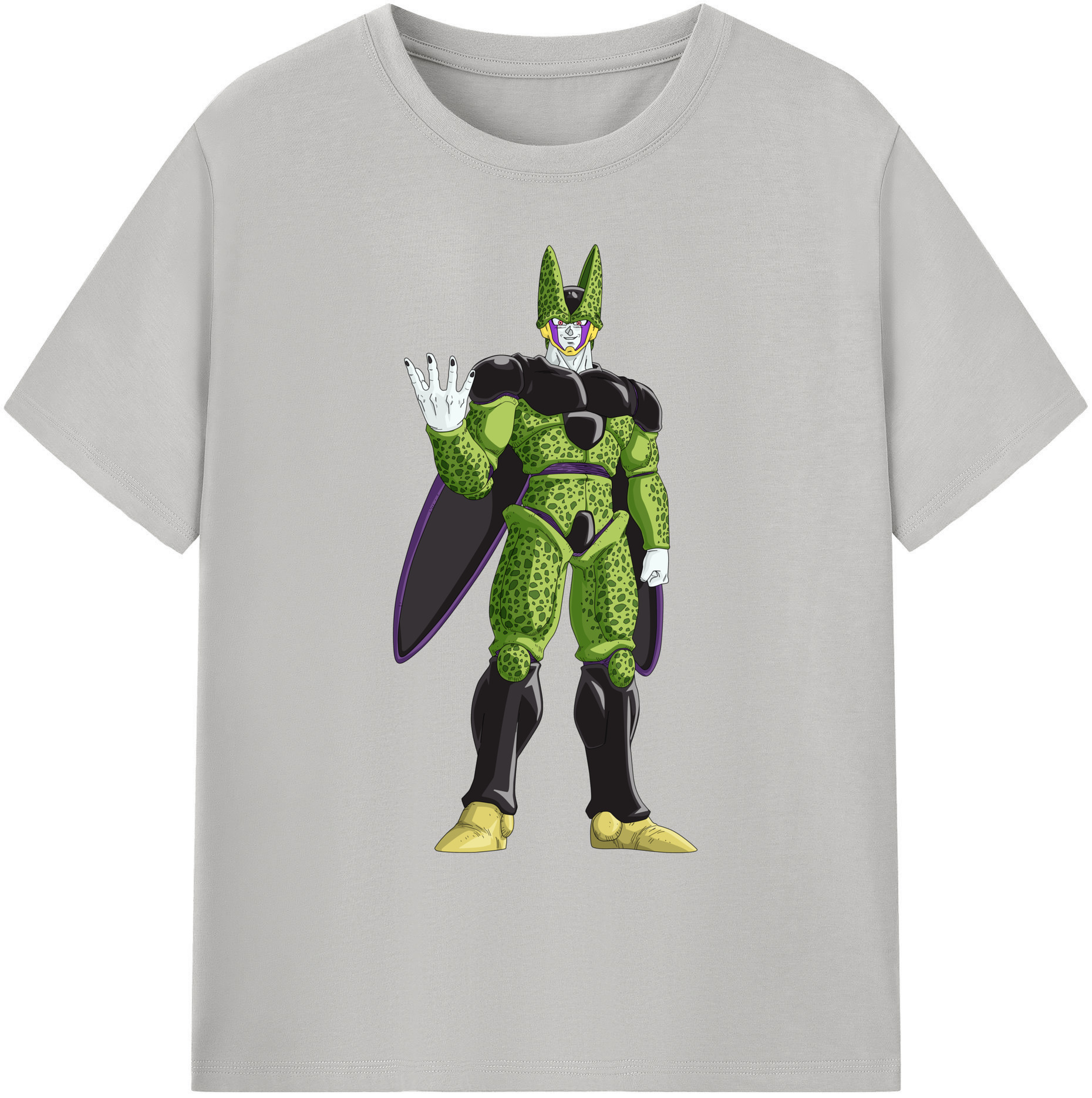 （画像用） ドラゴンボール セル DRAGON BALL Cell 綿100％ メンズ半袖Tシャツ｜肌触りやわらか＆通気性