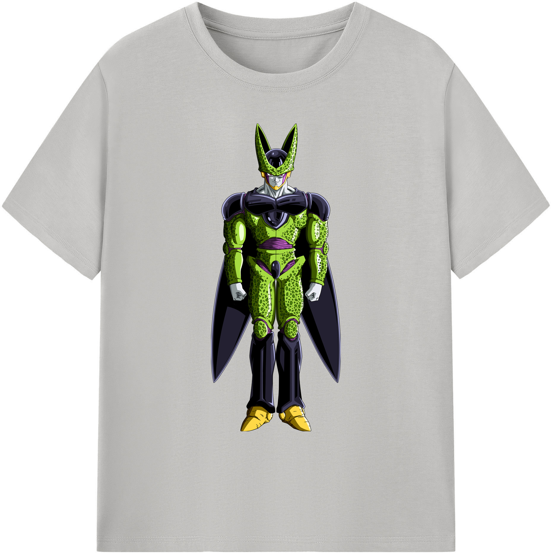 （画像用） ドラゴンボール セル DRAGON BALL Cell 綿100％ メンズ半袖Tシャツ｜肌触りやわらか＆通気性