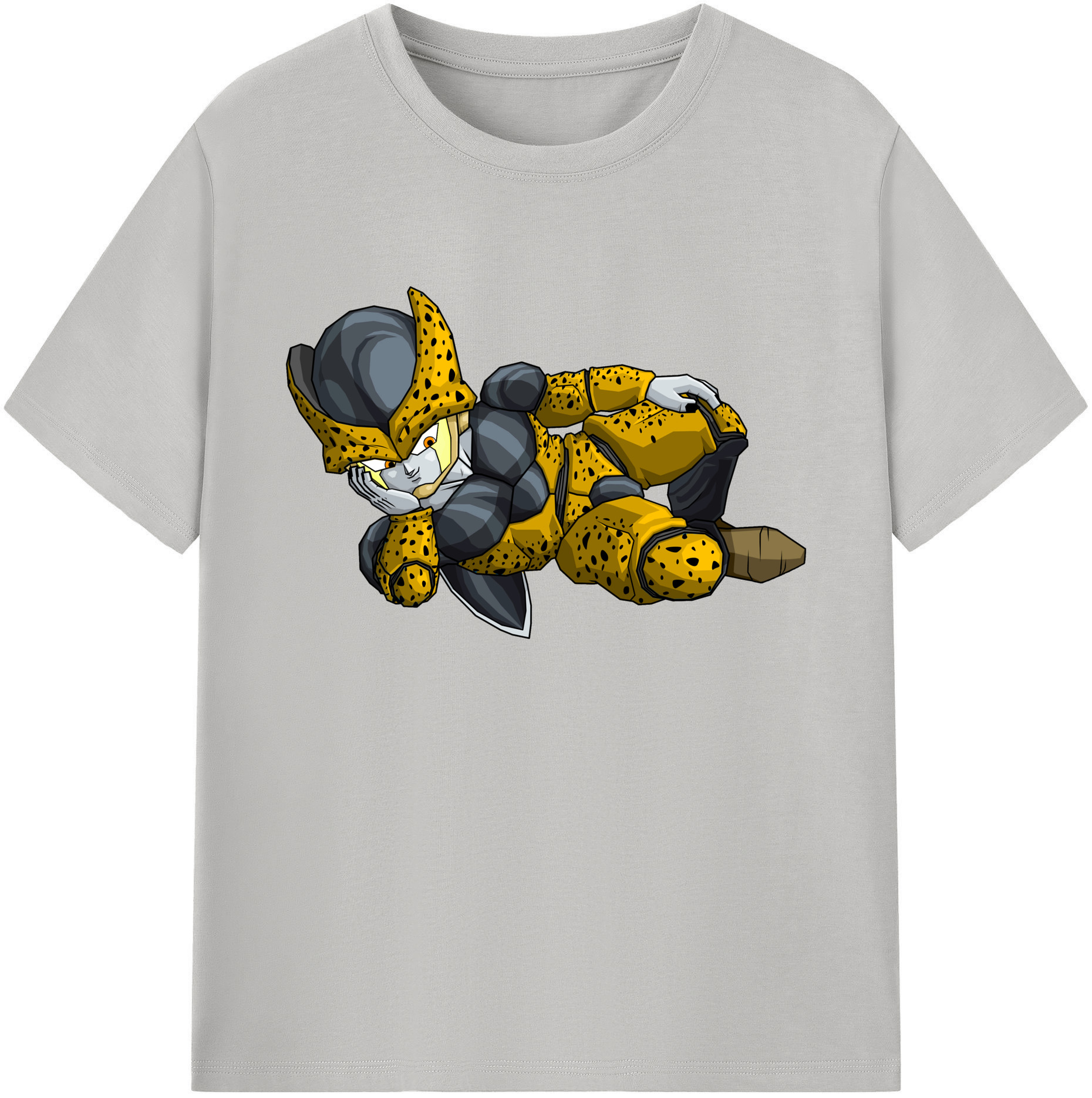 （画像用） ドラゴンボール セル DRAGON BALL Cell 綿100％ メンズ半袖Tシャツ｜肌触りやわらか＆通気性