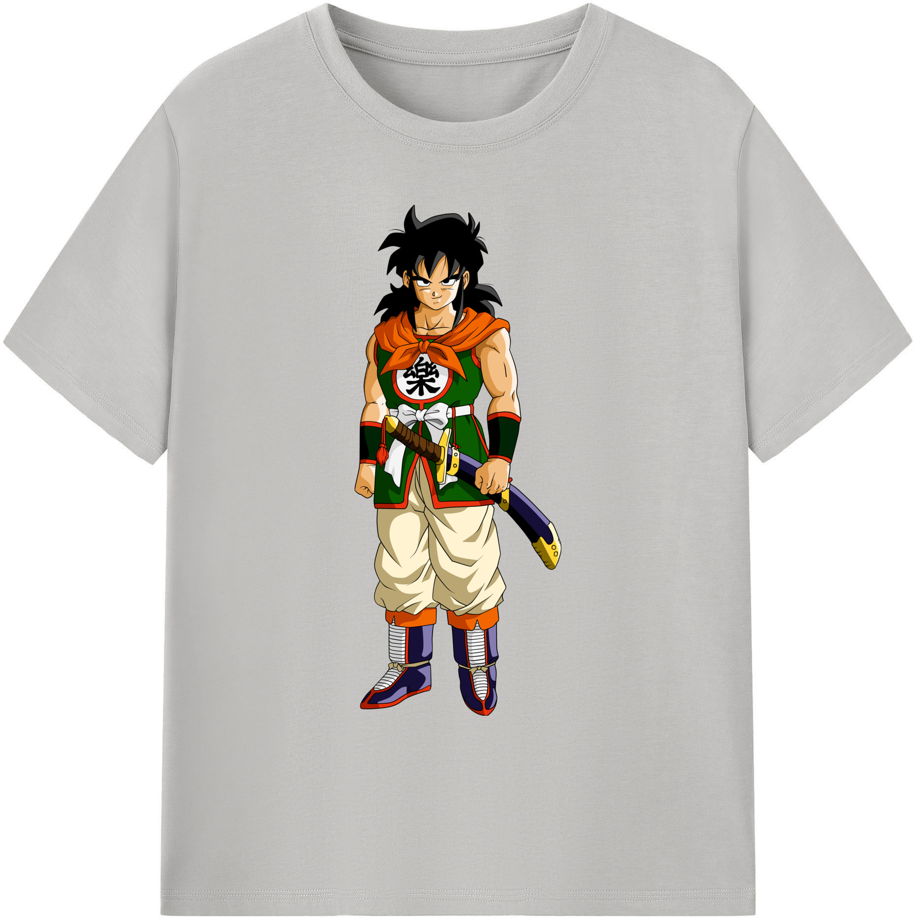 （画像用） ドラゴンボール ヤムチャ DRAGON BALL Yamcha 綿100％ メンズ半袖Tシャツ｜肌触りやわらか＆通気性