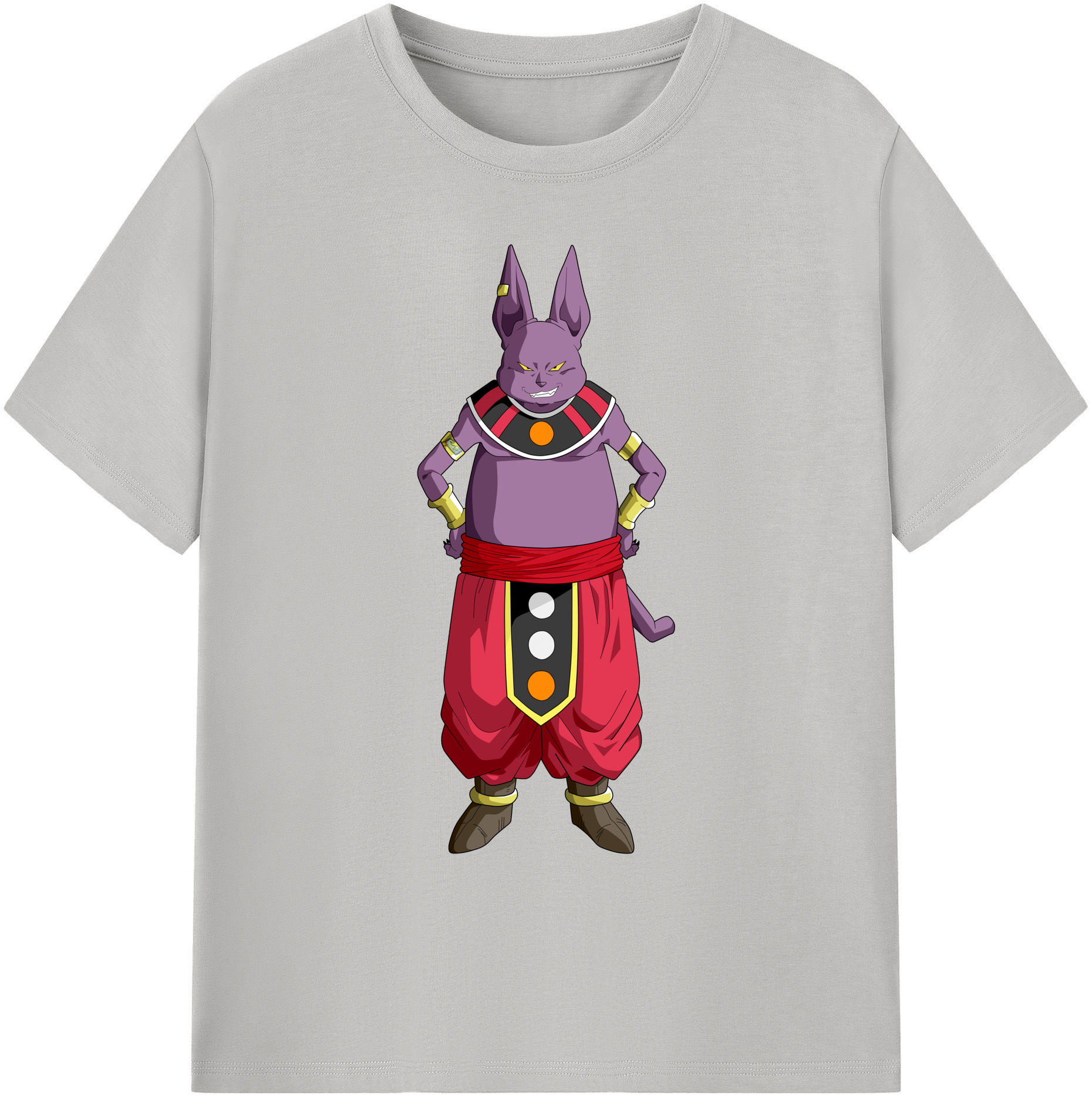 ドラゴンボール シャンパ DRAGON BALL Champa 綿100％ メンズ半袖Tシャツ｜肌触りやわらか＆通気性
