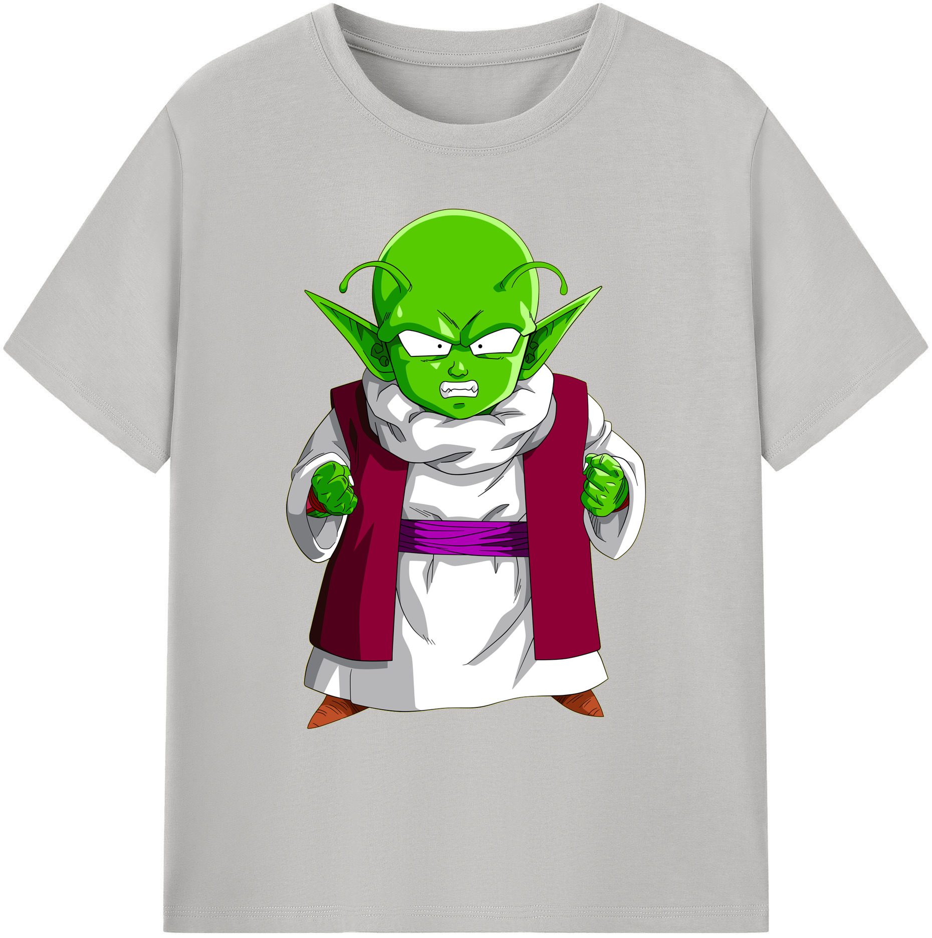 （画像用） ドラゴンボール ピッコロ DRAGON BALL Piccolo 綿100％ メンズ半袖Tシャツ｜肌触りやわらか＆通気性
