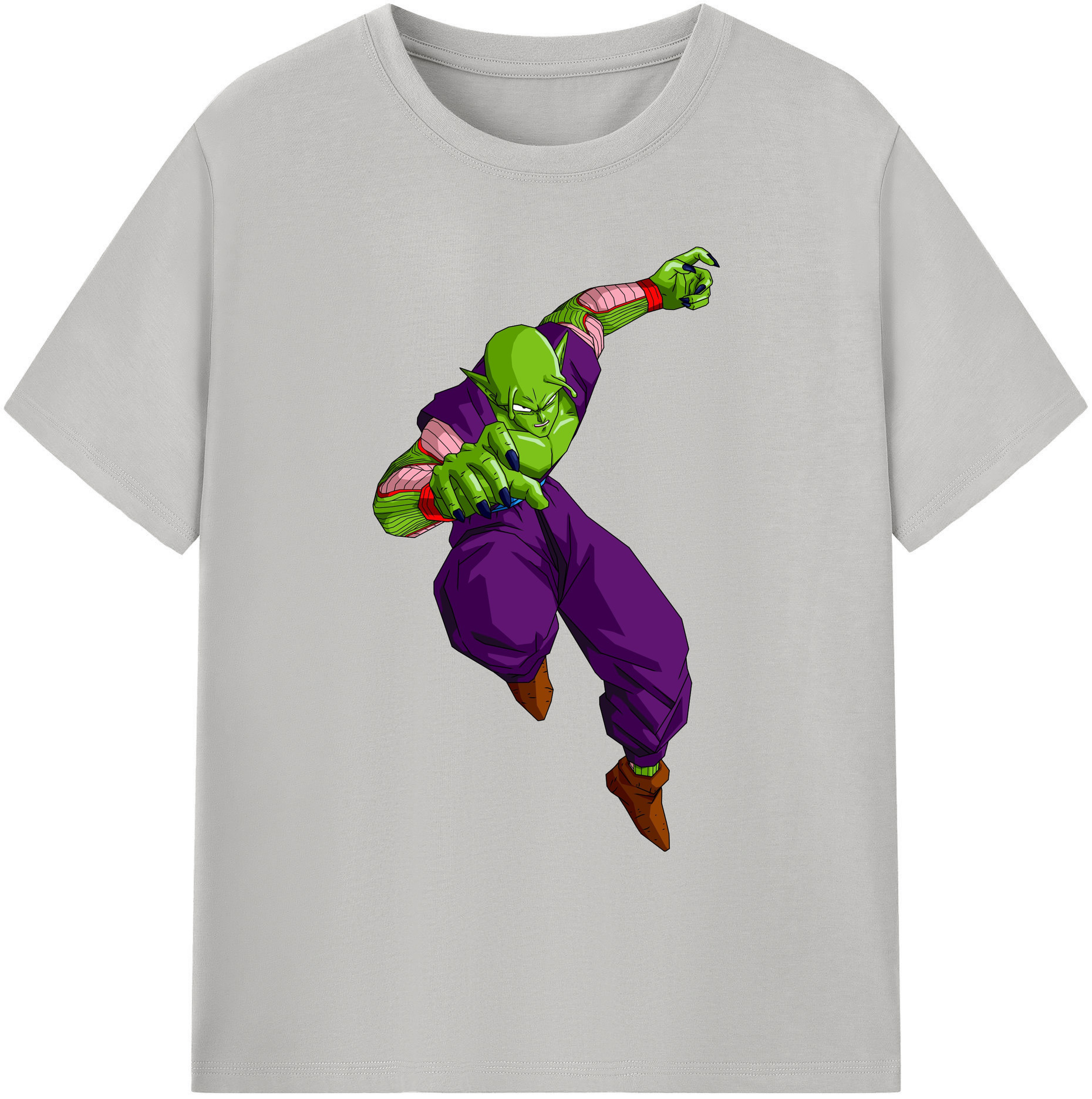 （画像用） ドラゴンボール ピッコロ DRAGON BALL Piccolo 綿100％ メンズ半袖Tシャツ｜肌触りやわらか＆通気性