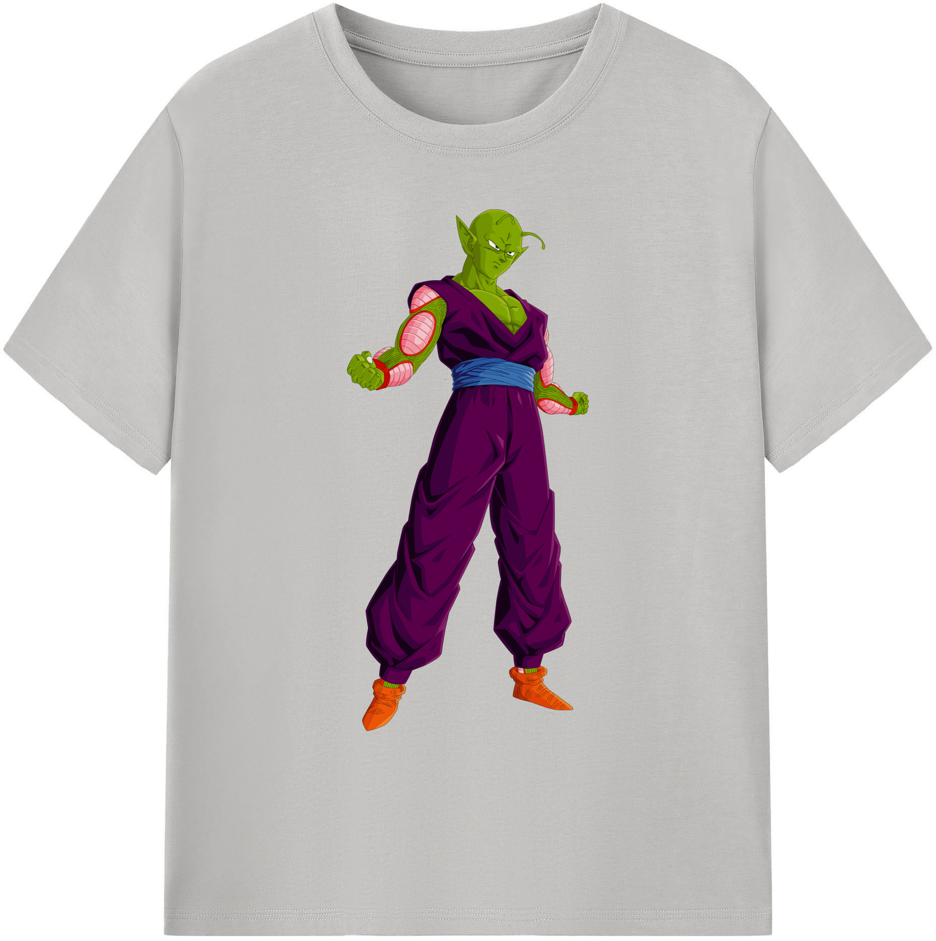 （画像用） ドラゴンボール ピッコロ DRAGON BALL Piccolo 綿100％ メンズ半袖Tシャツ｜肌触りやわらか＆通気性