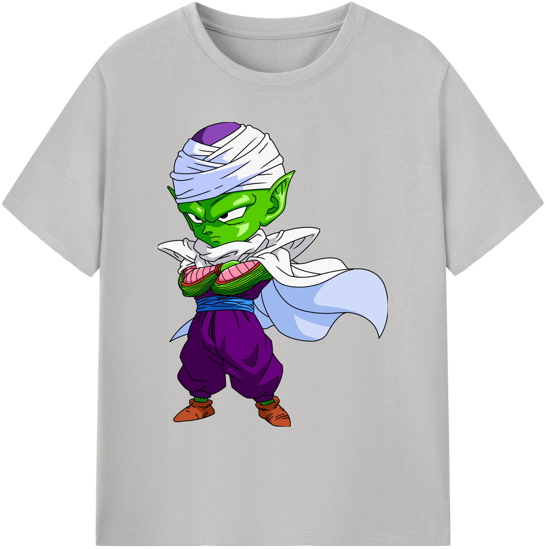 （画像用） ドラゴンボール ピッコロ DRAGON BALL Piccolo 綿100％ メンズ半袖Tシャツ｜肌触りやわらか＆通気性