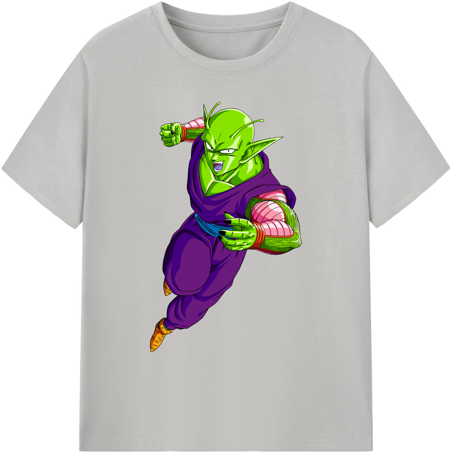 （画像用） ドラゴンボール ピッコロ DRAGON BALL Piccolo 綿100％ メンズ半袖Tシャツ｜肌触りやわらか＆通気性