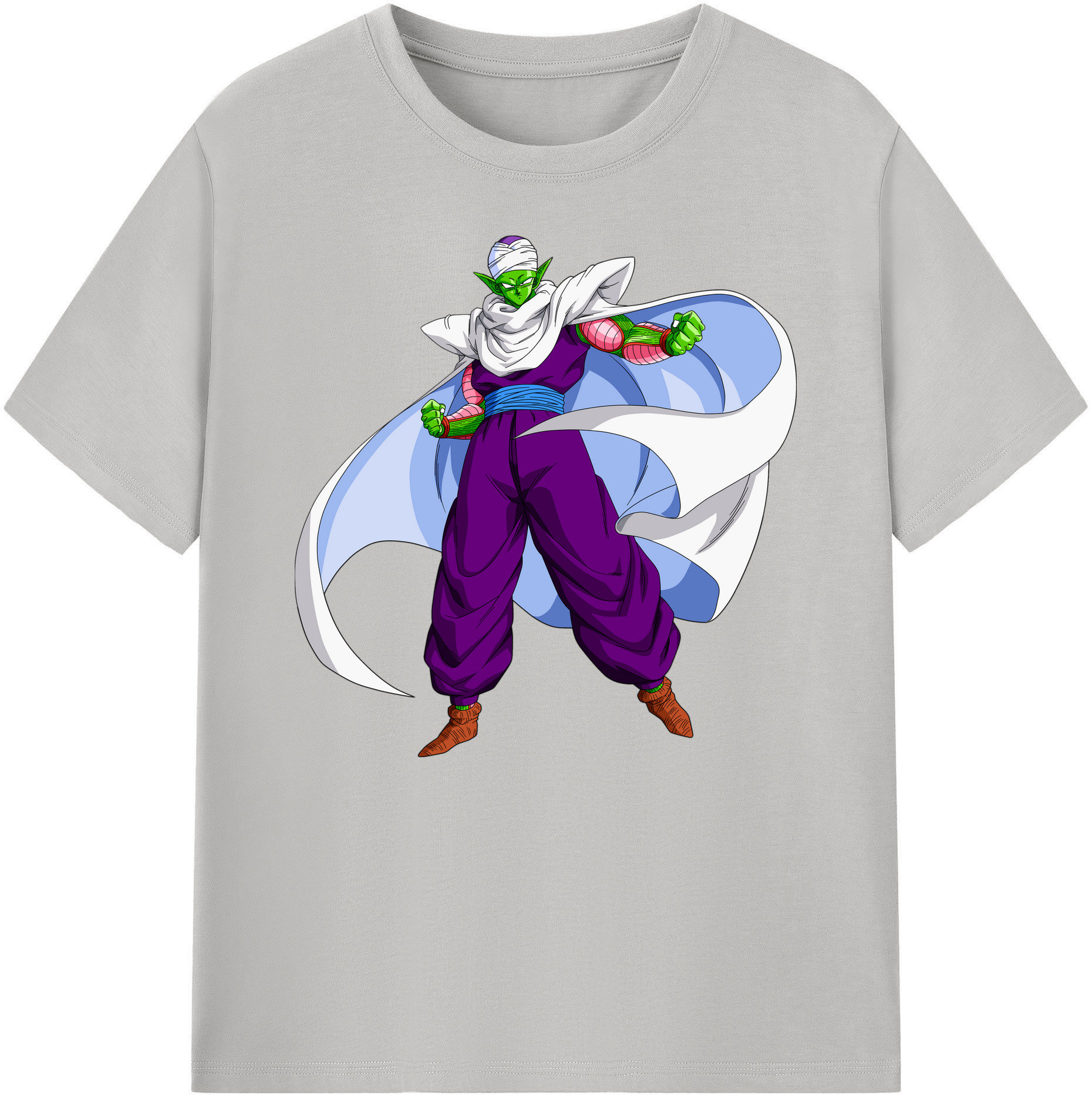 （画像用） ドラゴンボール ピッコロ DRAGON BALL Piccolo 綿100％ メンズ半袖Tシャツ｜肌触りやわらか＆通気性