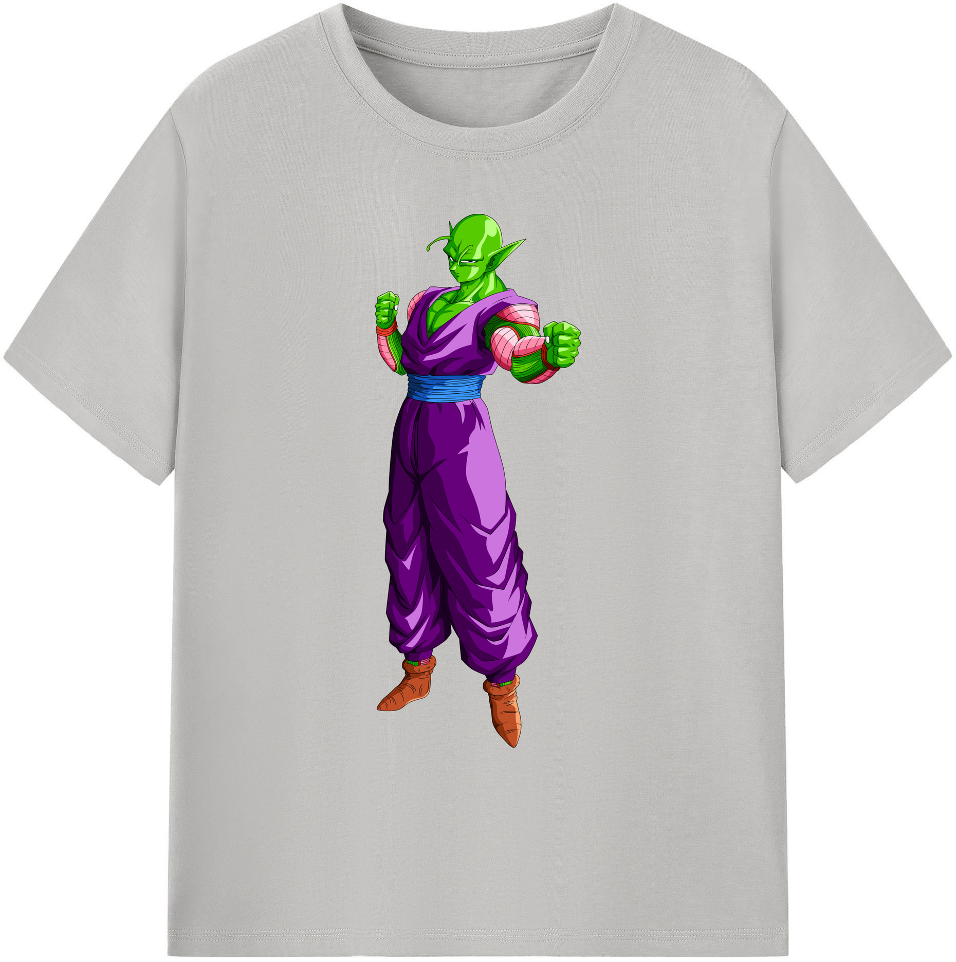 （画像用） ドラゴンボール ピッコロ DRAGON BALL Piccolo 綿100％ メンズ半袖Tシャツ｜肌触りやわらか＆通気性