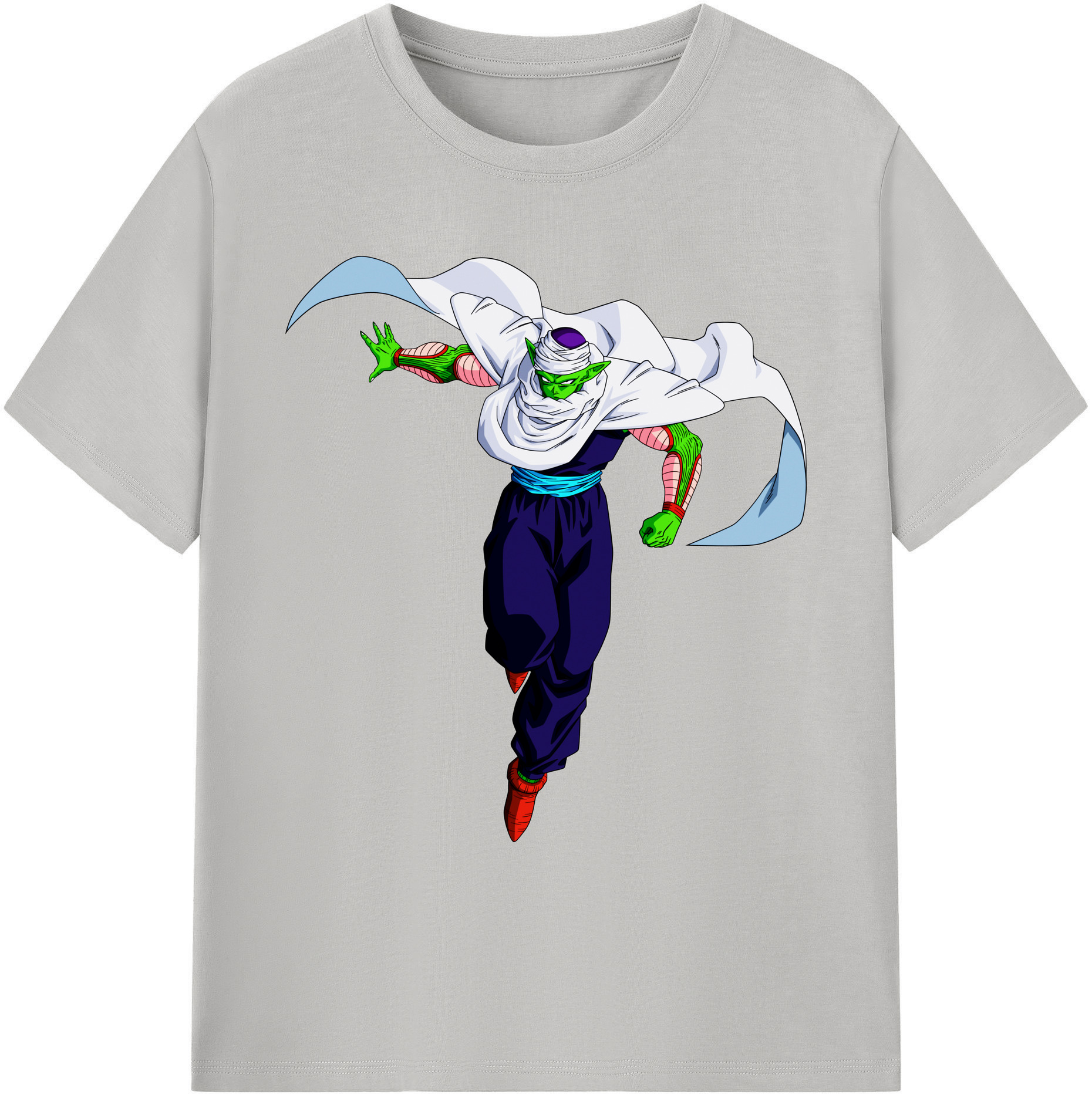 （画像用） ドラゴンボール ピッコロ DRAGON BALL Piccolo 綿100％ メンズ半袖Tシャツ｜肌触りやわらか＆通気性
