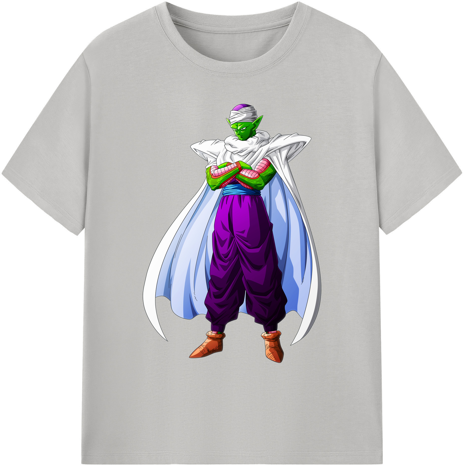 （画像用） ドラゴンボール ピッコロ DRAGON BALL Piccolo 綿100％ メンズ半袖Tシャツ｜肌触りやわらか＆通気性
