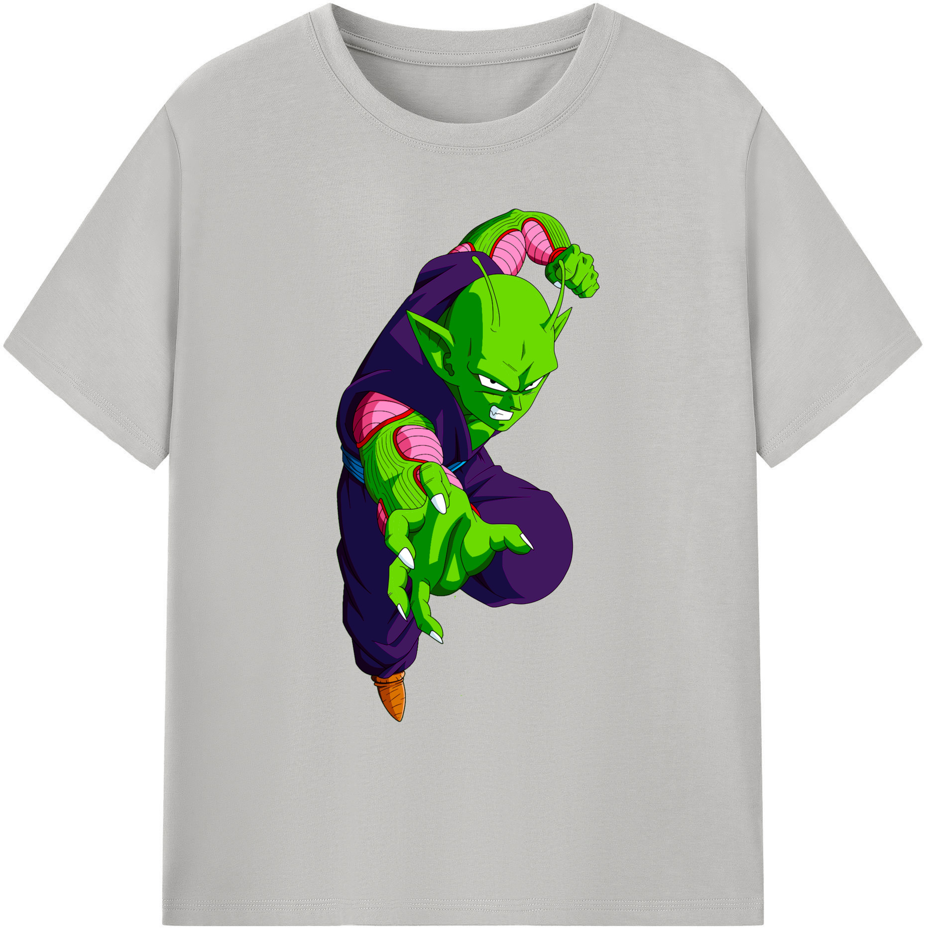 （画像用） ドラゴンボール ピッコロ DRAGON BALL Piccolo 綿100％ メンズ半袖Tシャツ｜肌触りやわらか＆通気性