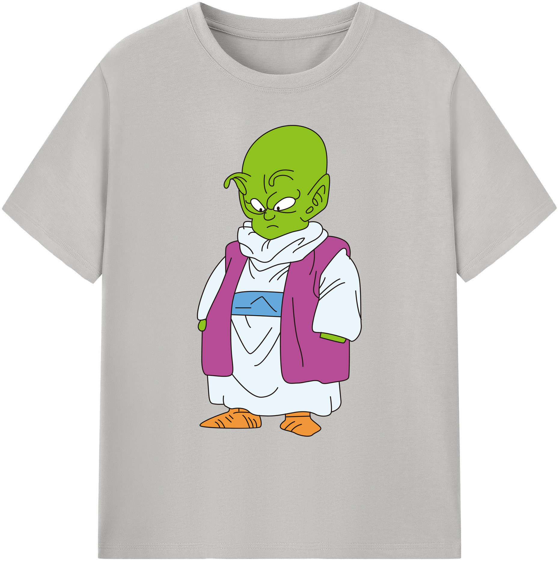 （画像用） ドラゴンボール ピッコロ DRAGON BALL Piccolo 綿100％ メンズ半袖Tシャツ｜肌触りやわらか＆通気性