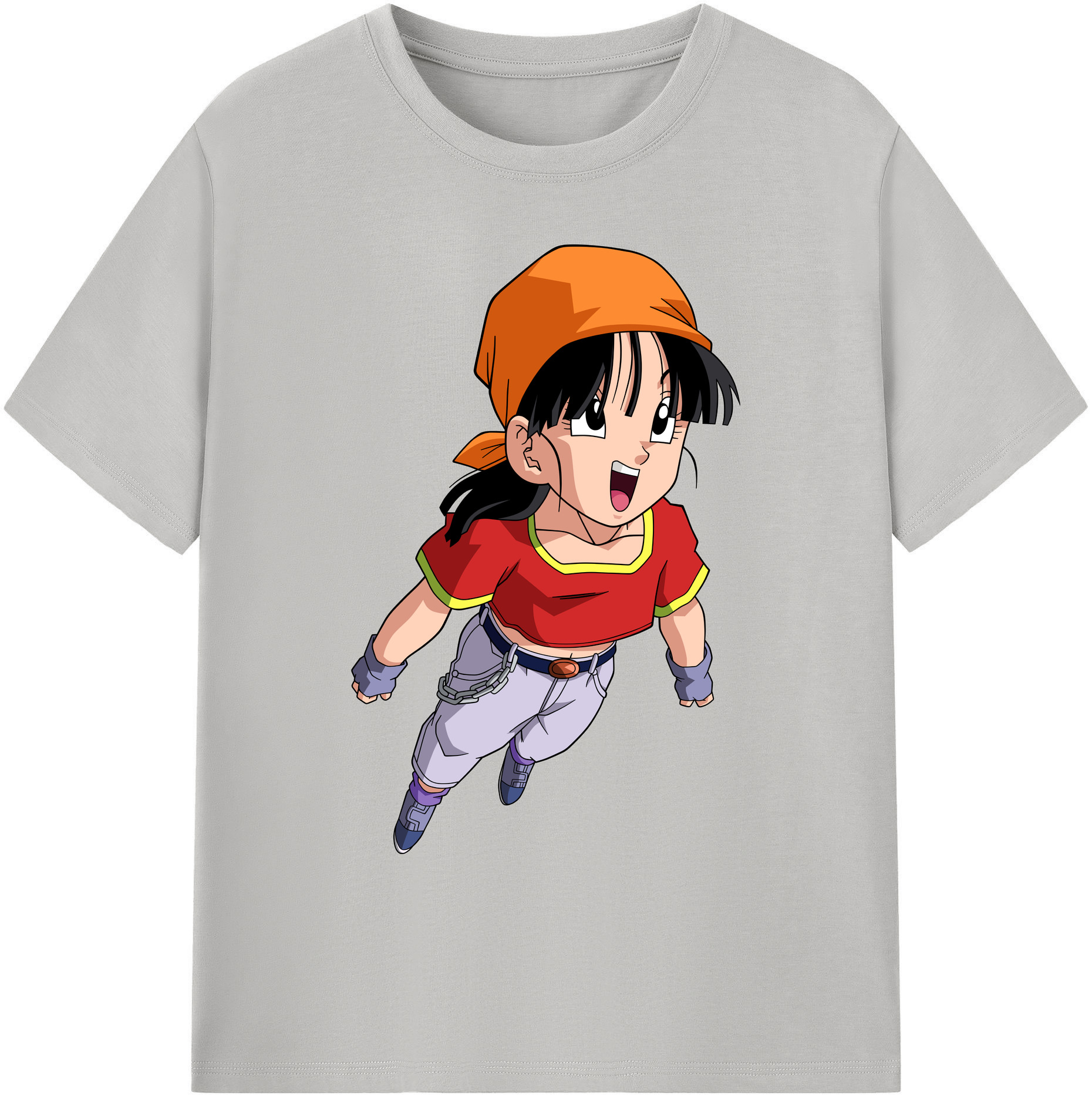 （画像用） ドラゴンボール パン DRAGON BALL Pan 綿100％ メンズ半袖Tシャツ｜肌触りやわらか＆通気性