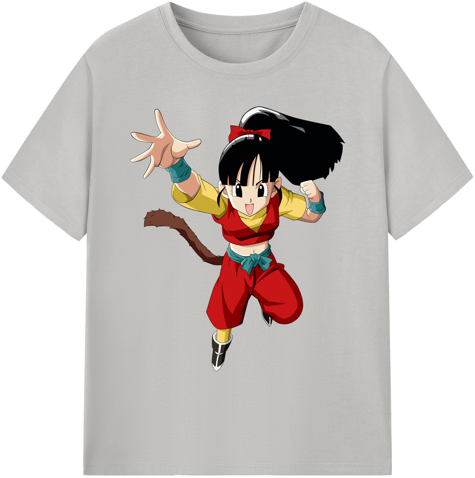 （画像用） ドラゴンボール パン DRAGON BALL Pan 綿100％ メンズ半袖Tシャツ｜肌触りやわらか＆通気性