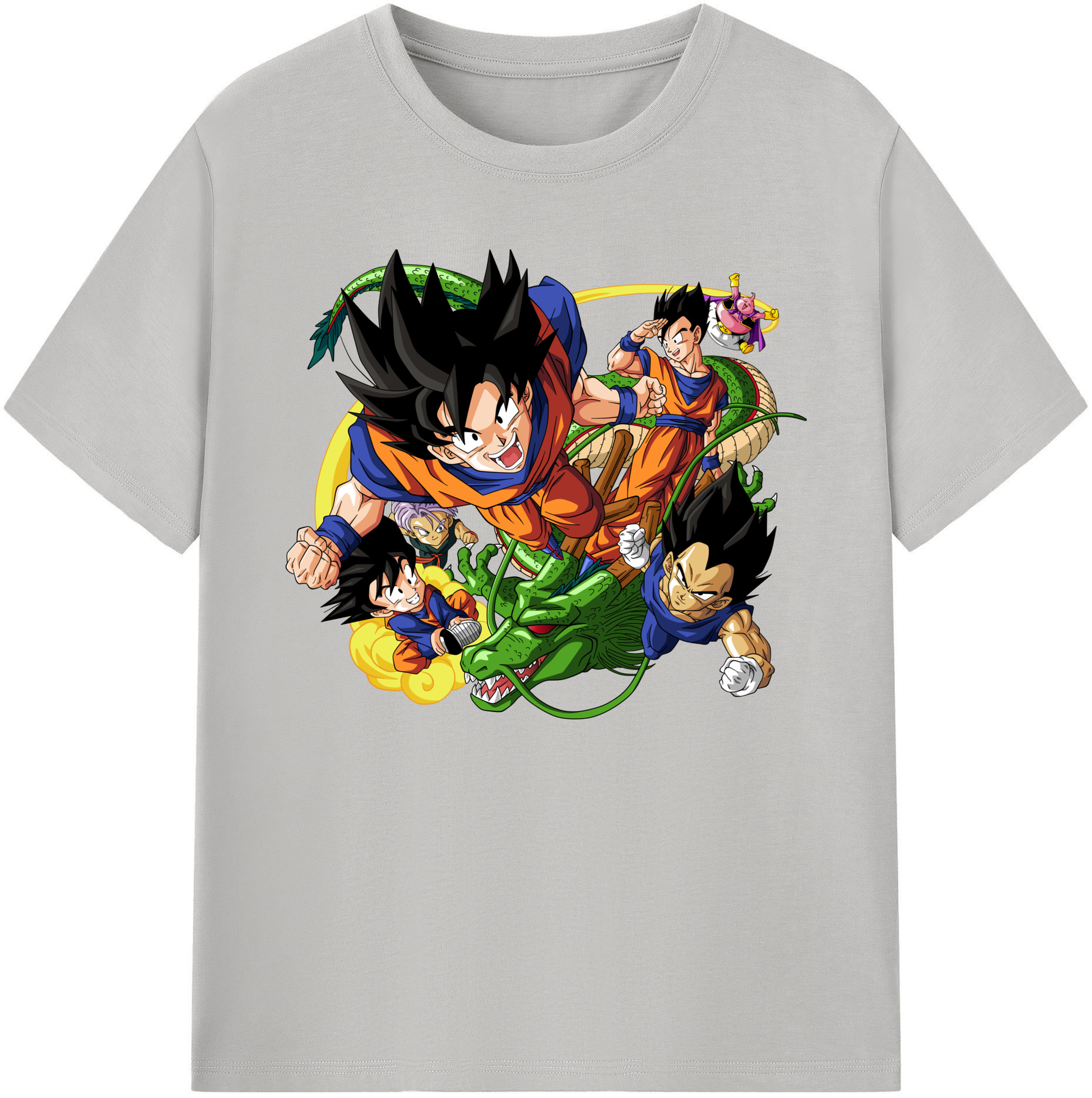 （画像用） ドラゴンボール DRAGON BALL 綿100％ メンズ半袖Tシャツ｜肌触りやわらか＆通気性
