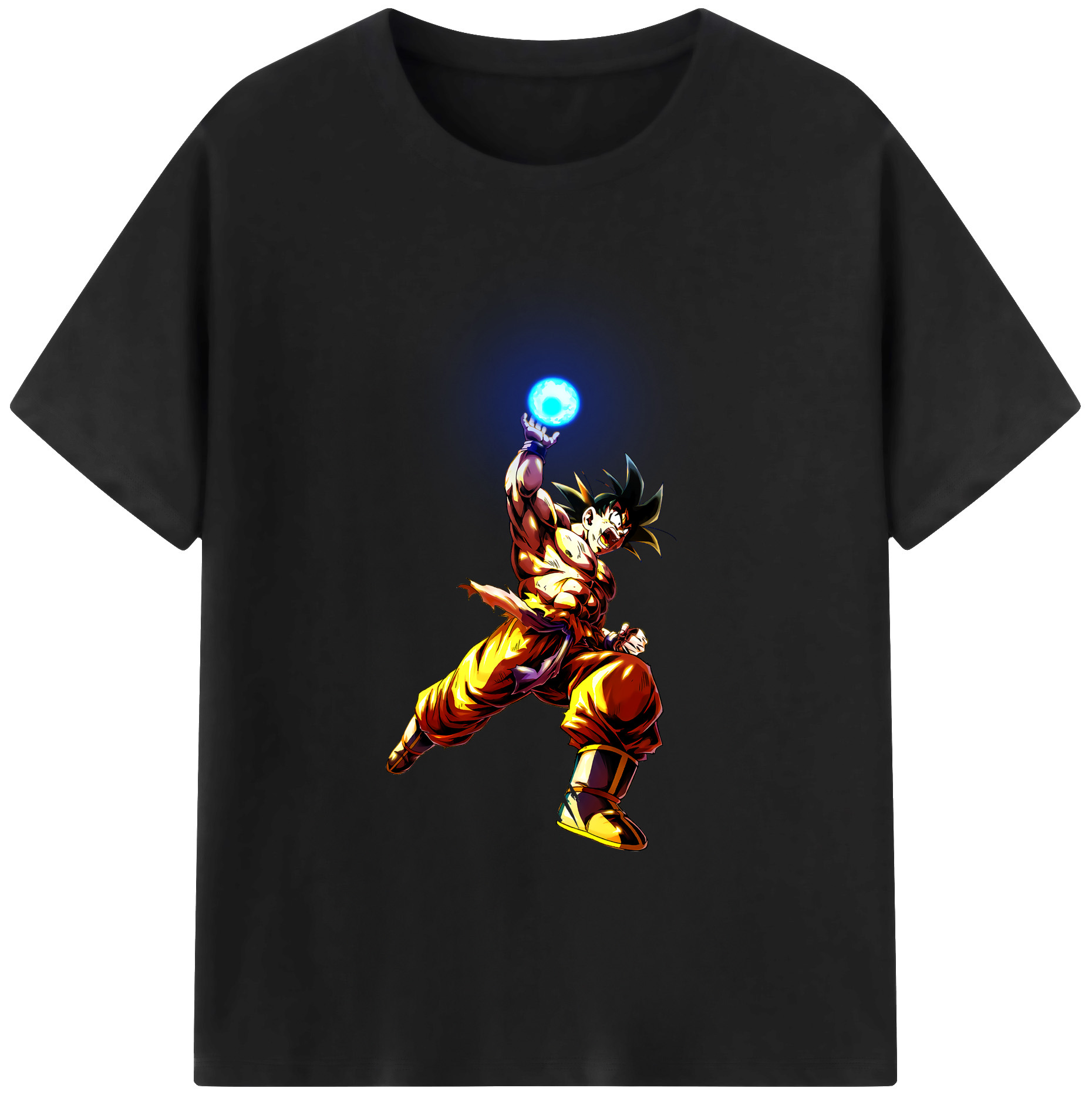 （画像用） ドラゴンボール 孫悟空（そん ごくう）Son Goku カカロット DRAGON BALL Kakarotto 綿100％ メンズ半袖Tシャツ｜肌触りやわらか＆通気性