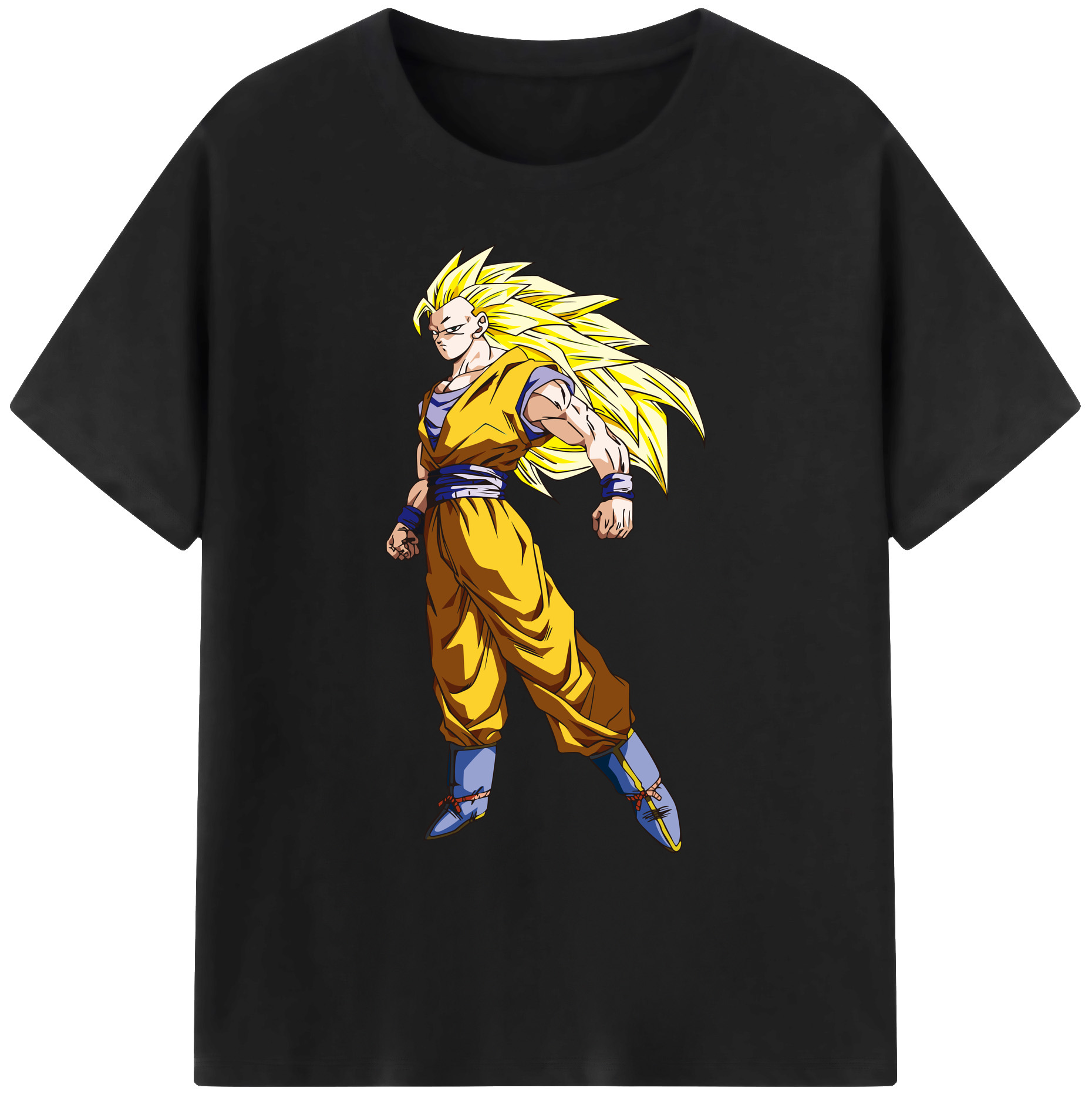 （画像用） ドラゴンボール 孫悟空（そん ごくう）Son Goku カカロット DRAGON BALL Kakarotto 綿100％ メンズ半袖Tシャツ｜肌触りやわらか＆通気性