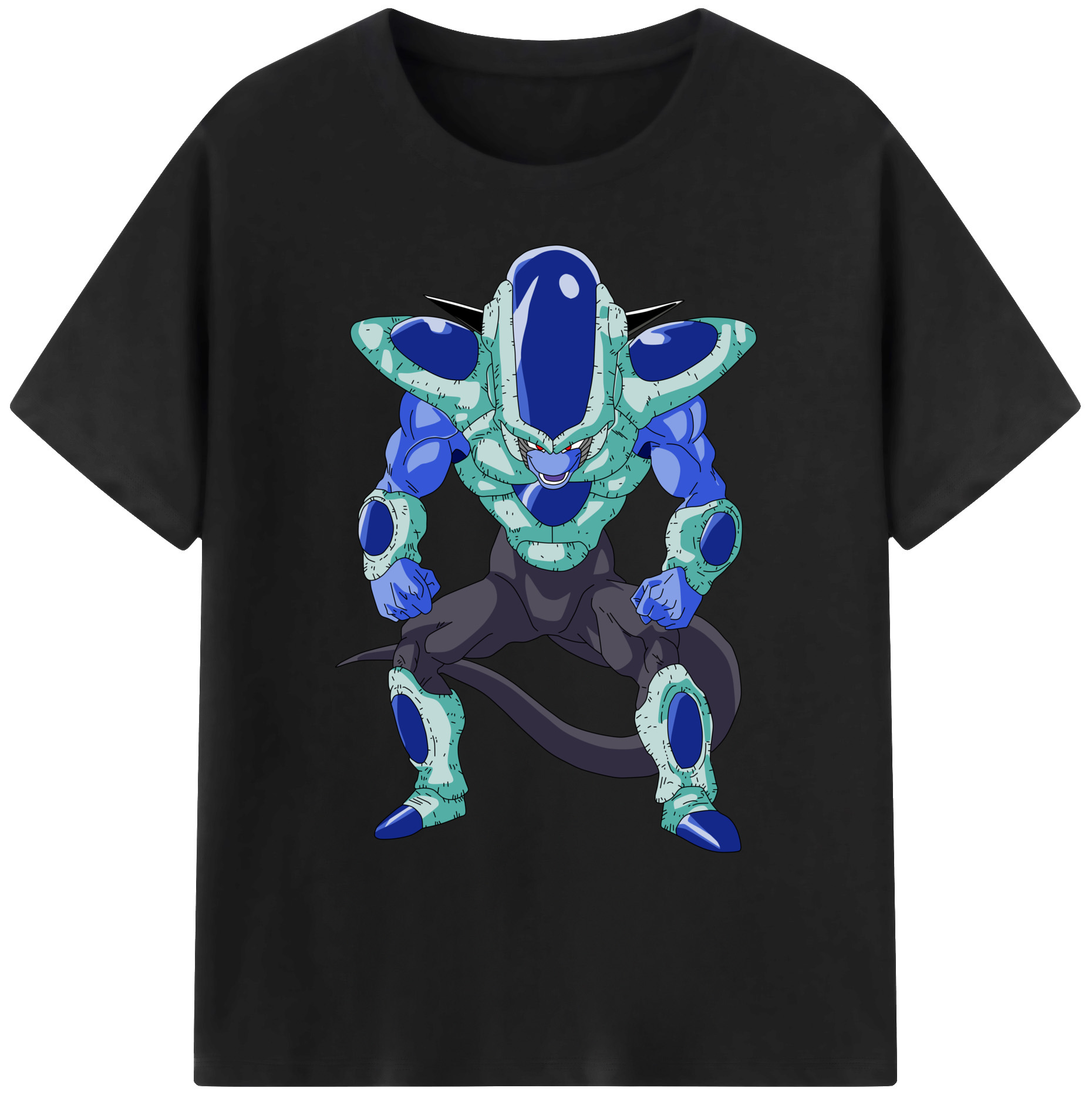 （画像用） ドラゴンボール フリーザ DRAGON BALL Frieza 綿100％ メンズ半袖Tシャツ｜肌触りやわらか＆通気性