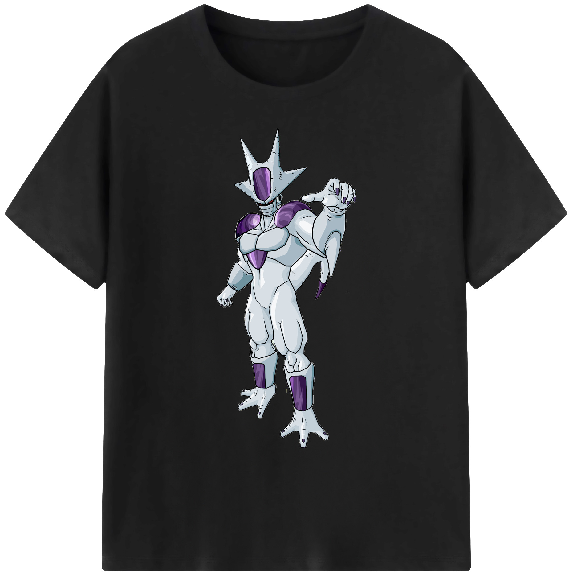 （画像用） ドラゴンボール クウラ DRAGON BALL Cooler Coora 綿100％ メンズ半袖Tシャツ｜肌触りやわらか＆通気性