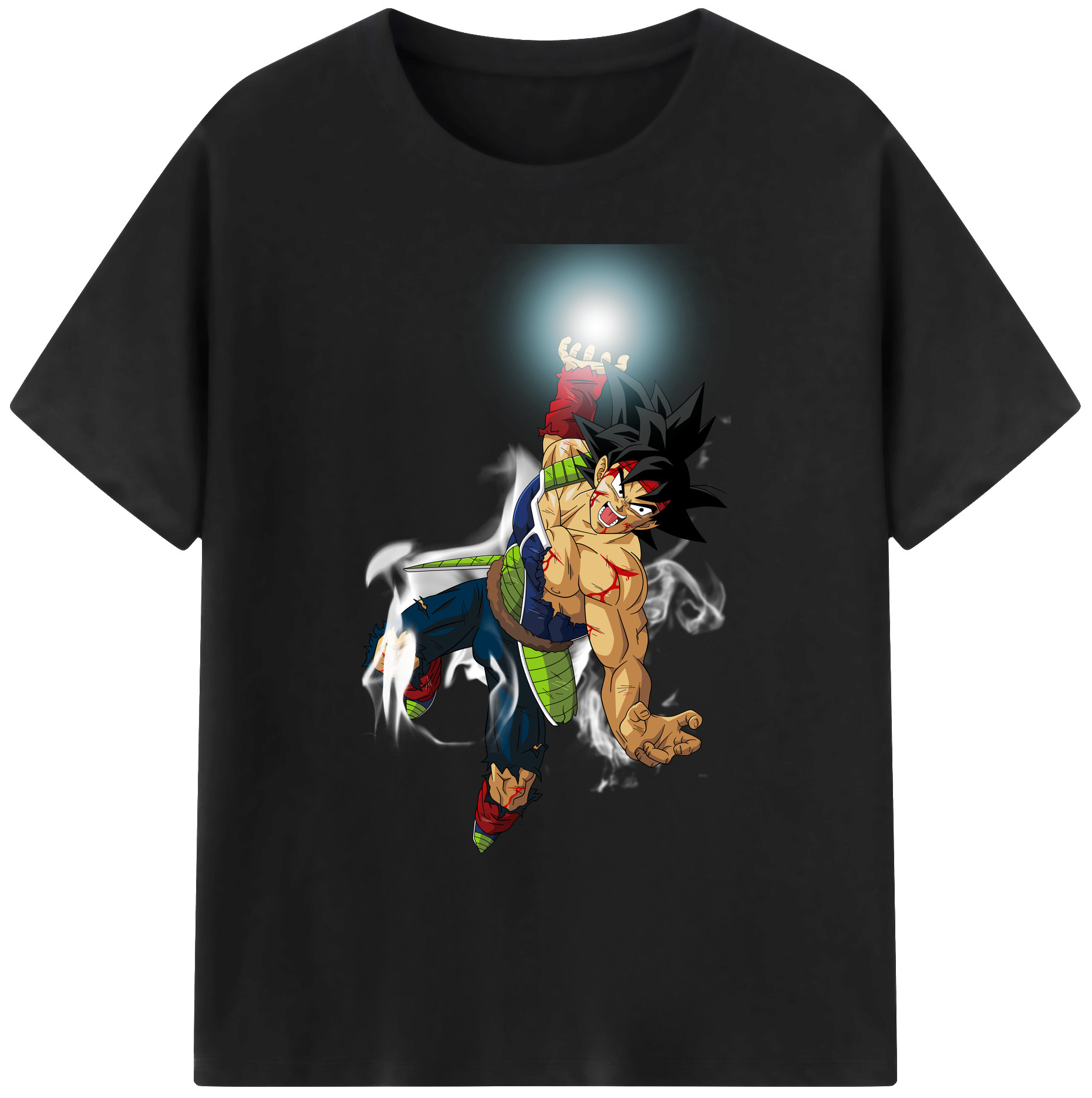 （画像用） ドラゴンボール バーダック DRAGON BALL Burdock 綿100％ メンズ半袖Tシャツ｜肌触りやわらか＆通気性
