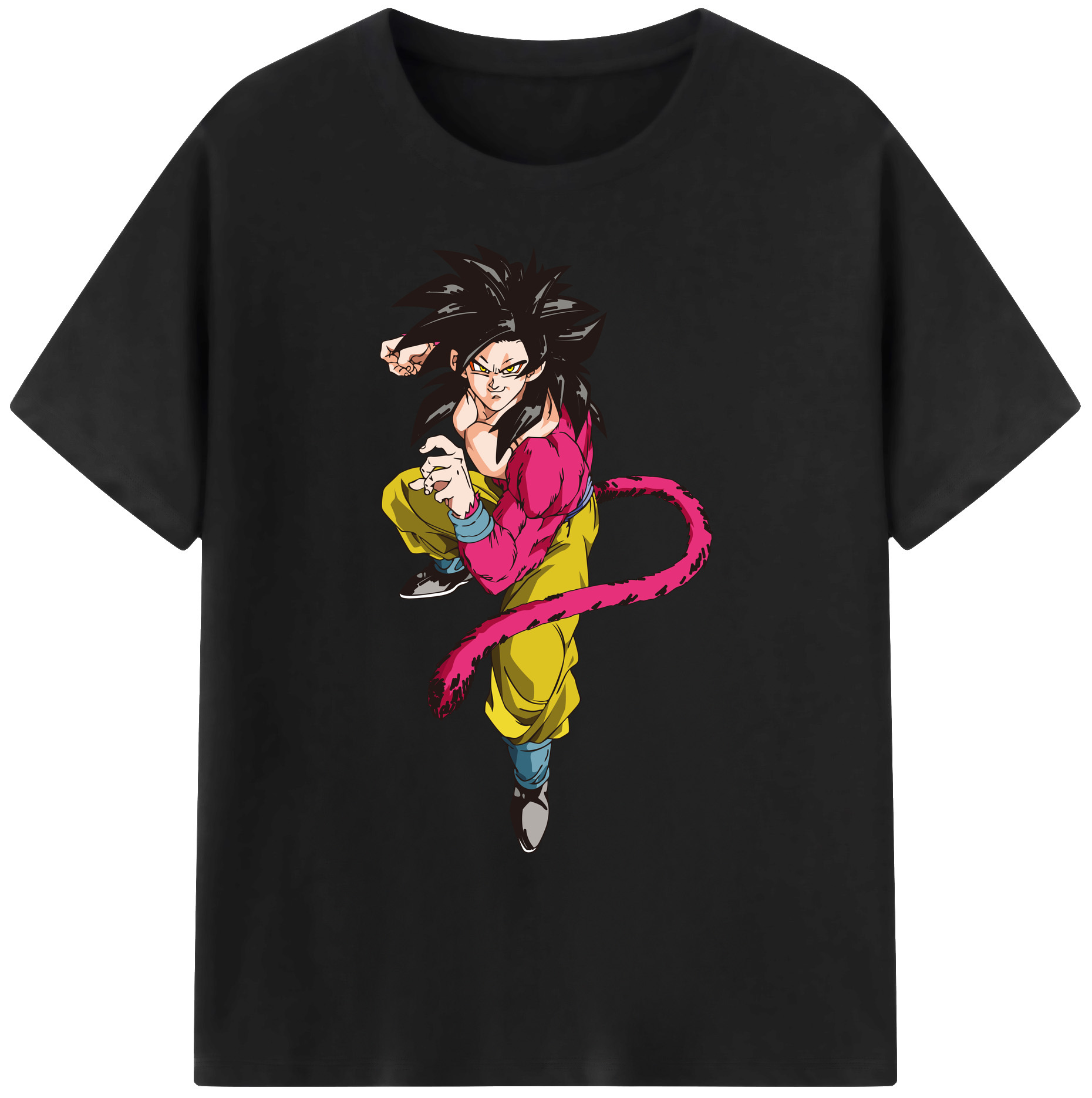 （画像用） ドラゴンボール 孫悟空（そん ごくう）Son Goku カカロット DRAGON BALL Kakarotto 綿100％ メンズ半袖Tシャツ｜肌触りやわらか＆通気性