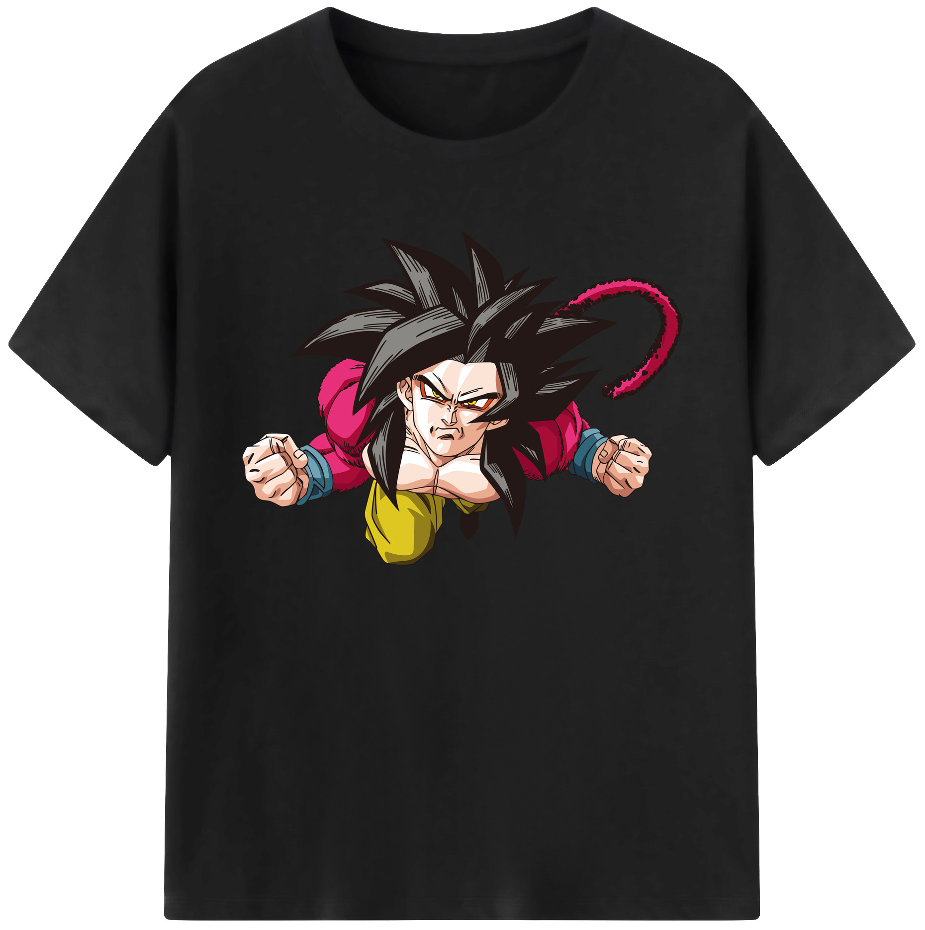 （画像用） ドラゴンボール 孫悟空（そん ごくう）Son Goku カカロット DRAGON BALL Kakarotto 綿100％ メンズ半袖Tシャツ｜肌触りやわらか＆通気性
