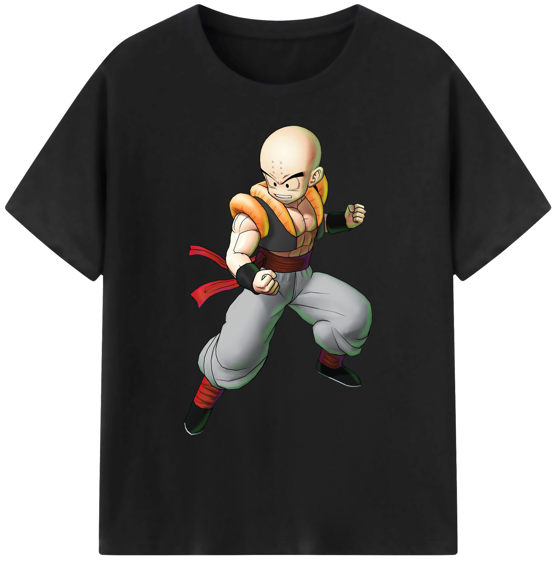 ドラゴンボール クリリン DRAGON BALL krillin 綿100％ メンズ半袖Tシャツ｜肌触りやわらか＆通気性