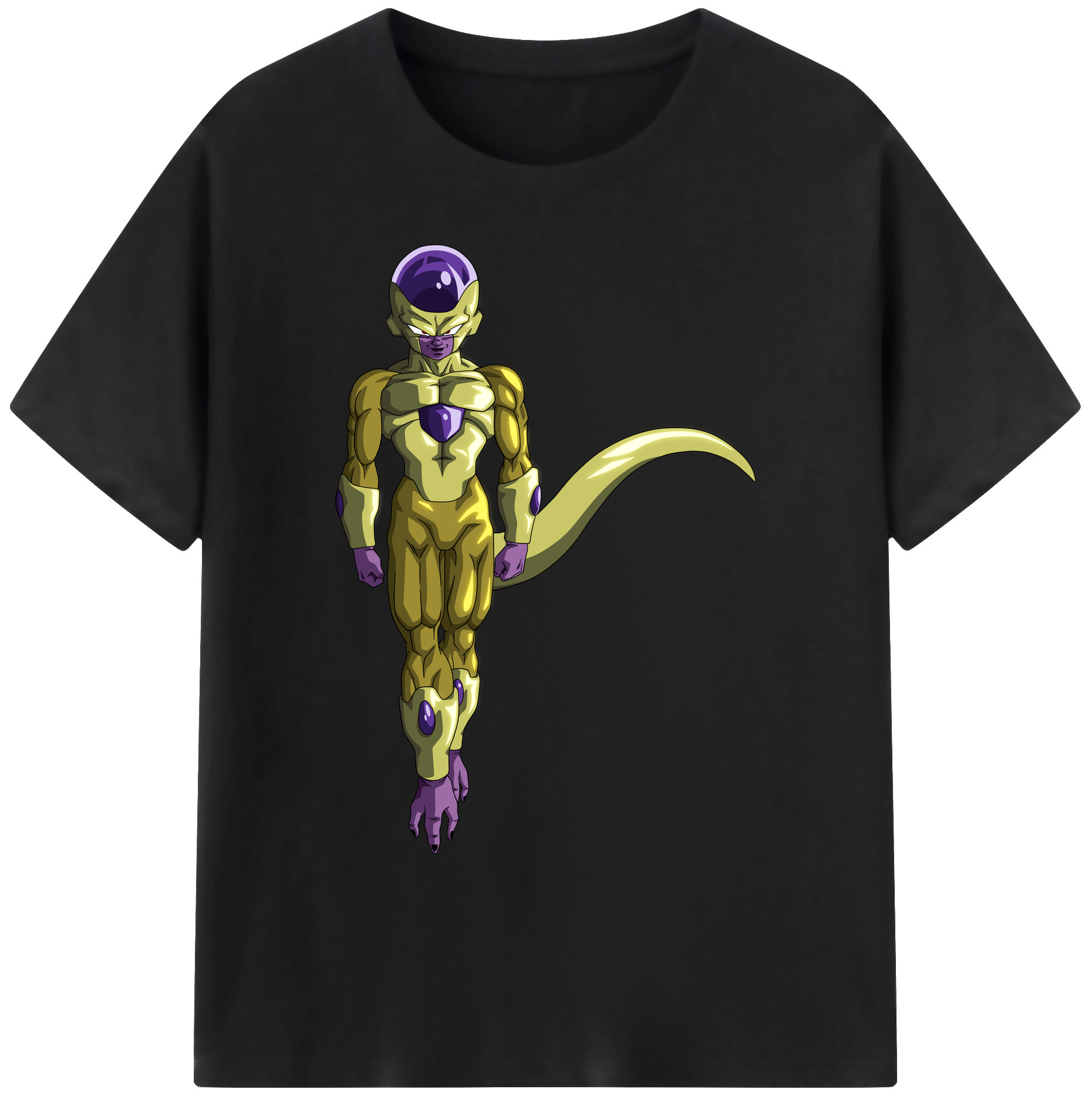 （画像用） ドラゴンボール フリーザ DRAGON BALL Frieza 綿100％ メンズ半袖Tシャツ｜肌触りやわらか＆通気性