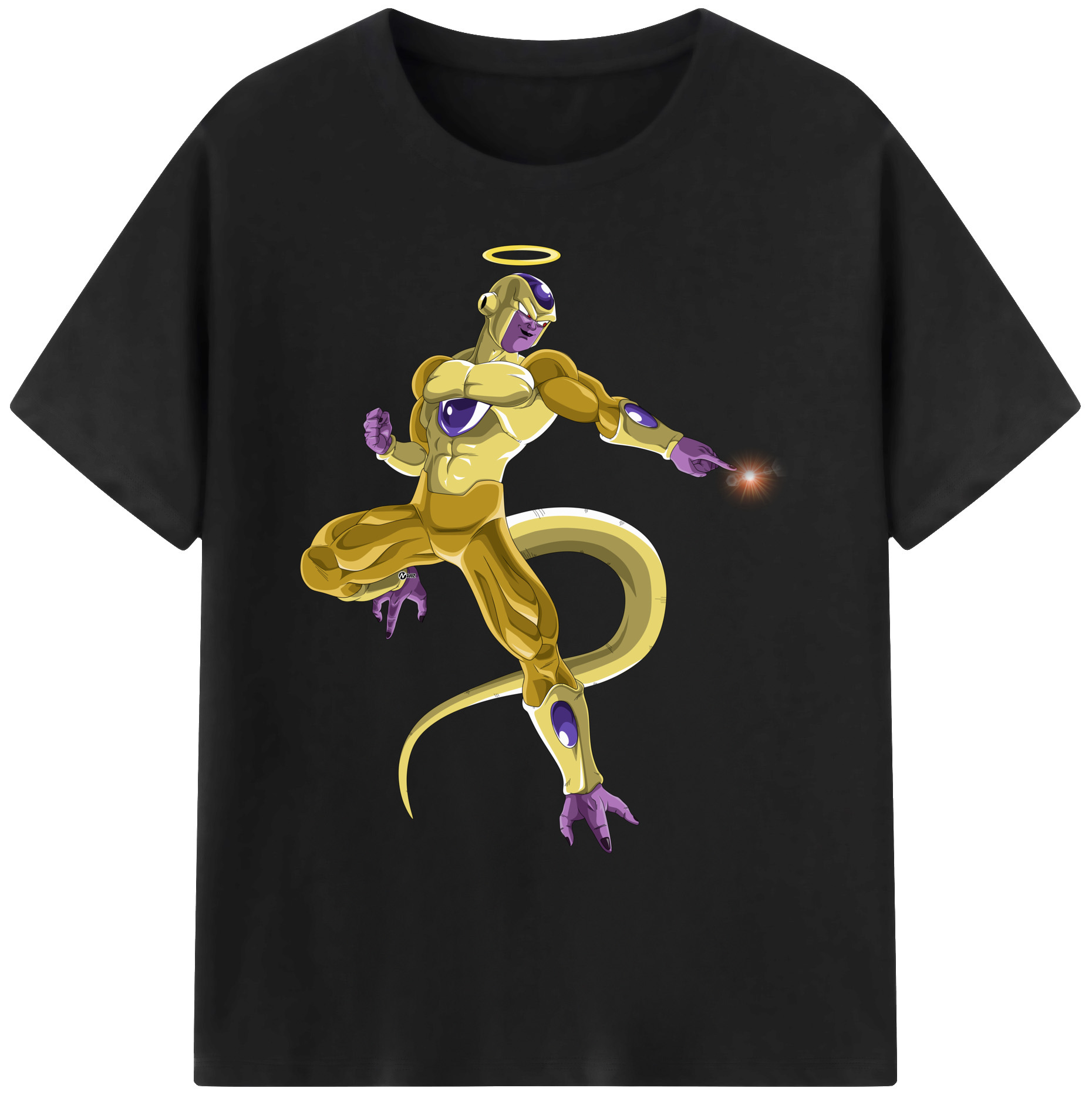（画像用） ドラゴンボール フリーザ DRAGON BALL Frieza 綿100％ メンズ半袖Tシャツ｜肌触りやわらか＆通気性