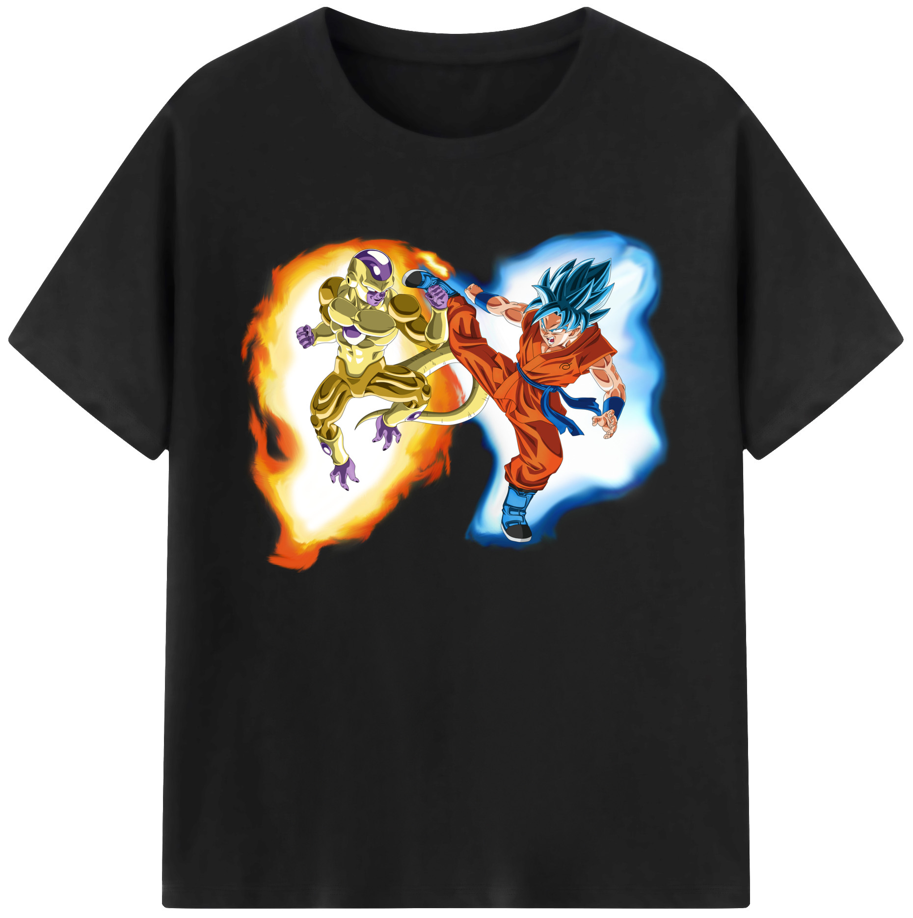 （画像用） ドラゴンボール フリーザ DRAGON BALL Frieza 綿100％ メンズ半袖Tシャツ｜肌触りやわらか＆通気性