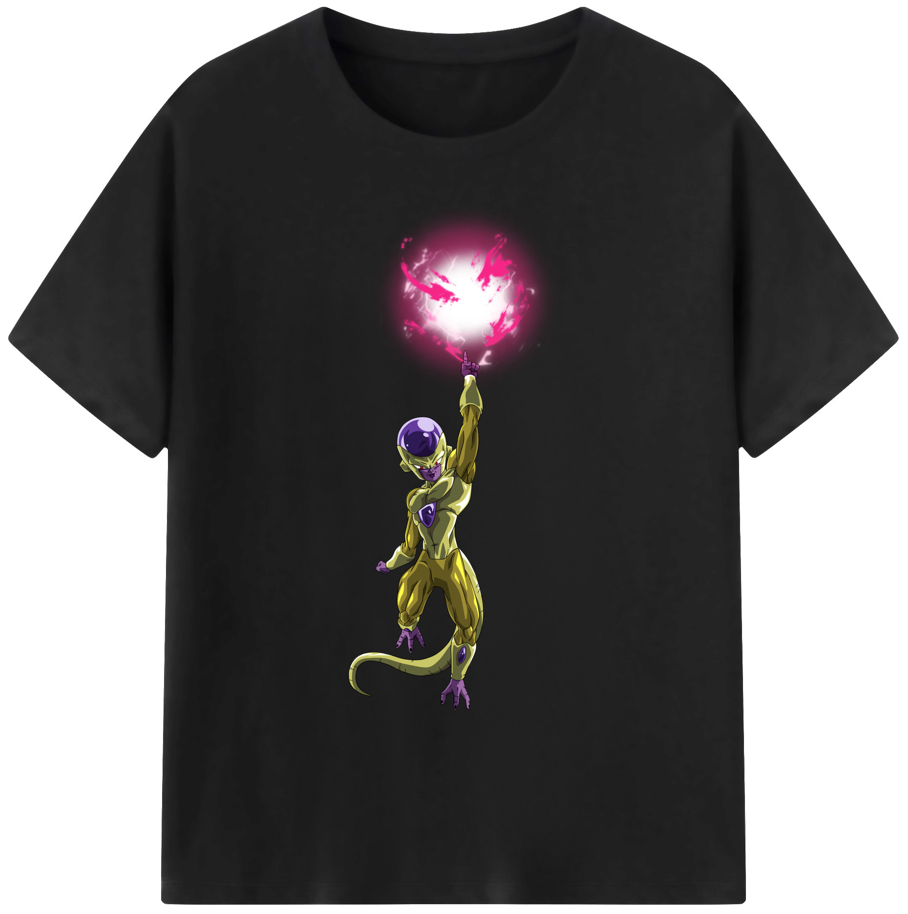 （画像用） ドラゴンボール フリーザ DRAGON BALL Frieza 綿100％ メンズ半袖Tシャツ｜肌触りやわらか＆通気性