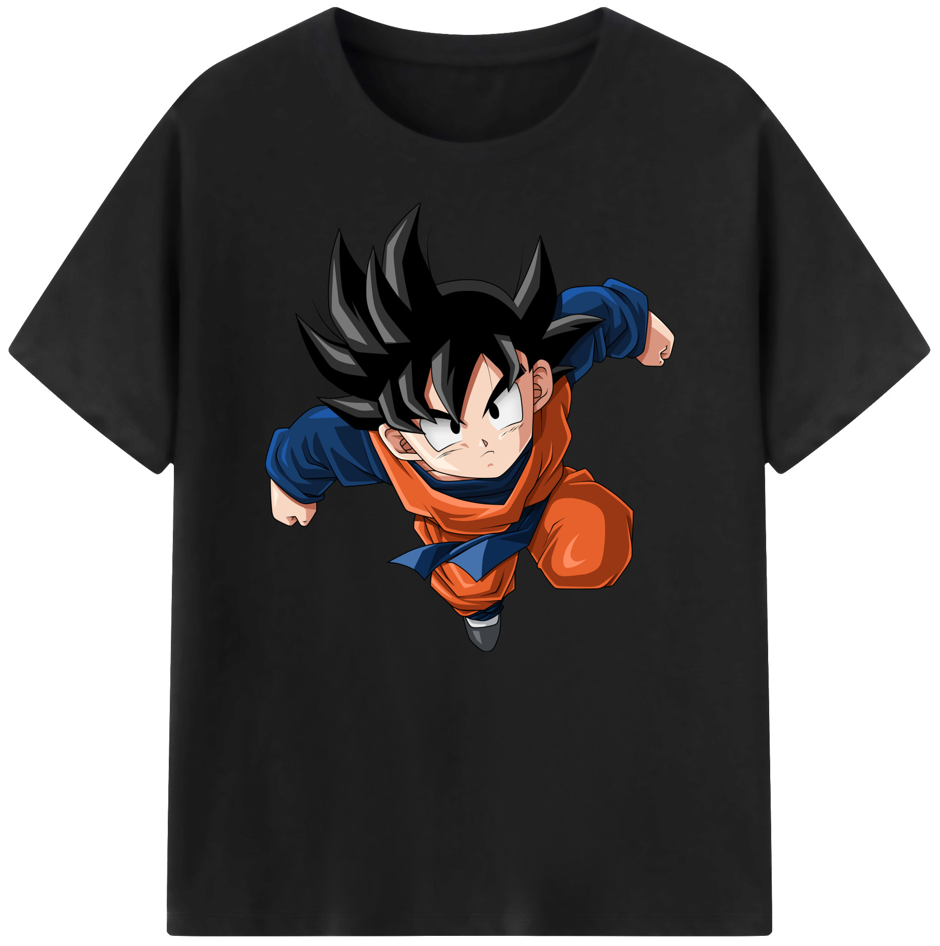 （画像用） ドラゴンボール 孫悟空（そん ごくう）Son Goku カカロット DRAGON BALL Kakarotto 綿100％ メンズ半袖Tシャツ｜肌触りやわらか＆通気性