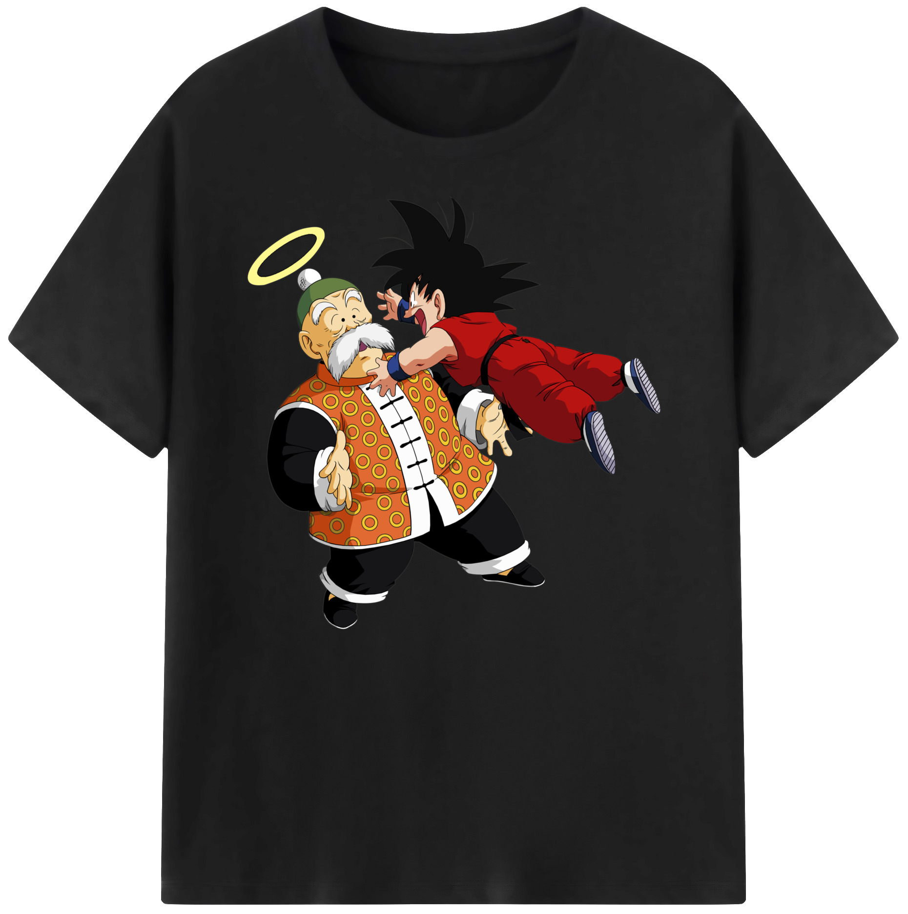 （画像用） ドラゴンボール 孫悟空（そん ごくう）Son Goku カカロット DRAGON BALL Kakarotto 綿100％ メンズ半袖Tシャツ｜肌触りやわらか＆通気性
