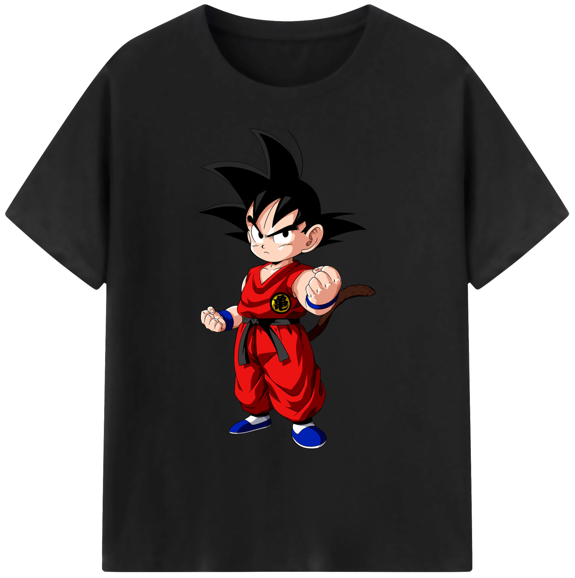（画像用） ドラゴンボール 孫悟空（そん ごくう）Son Goku カカロット DRAGON BALL Kakarotto 綿100％ メンズ半袖Tシャツ｜肌触りやわらか＆通気性